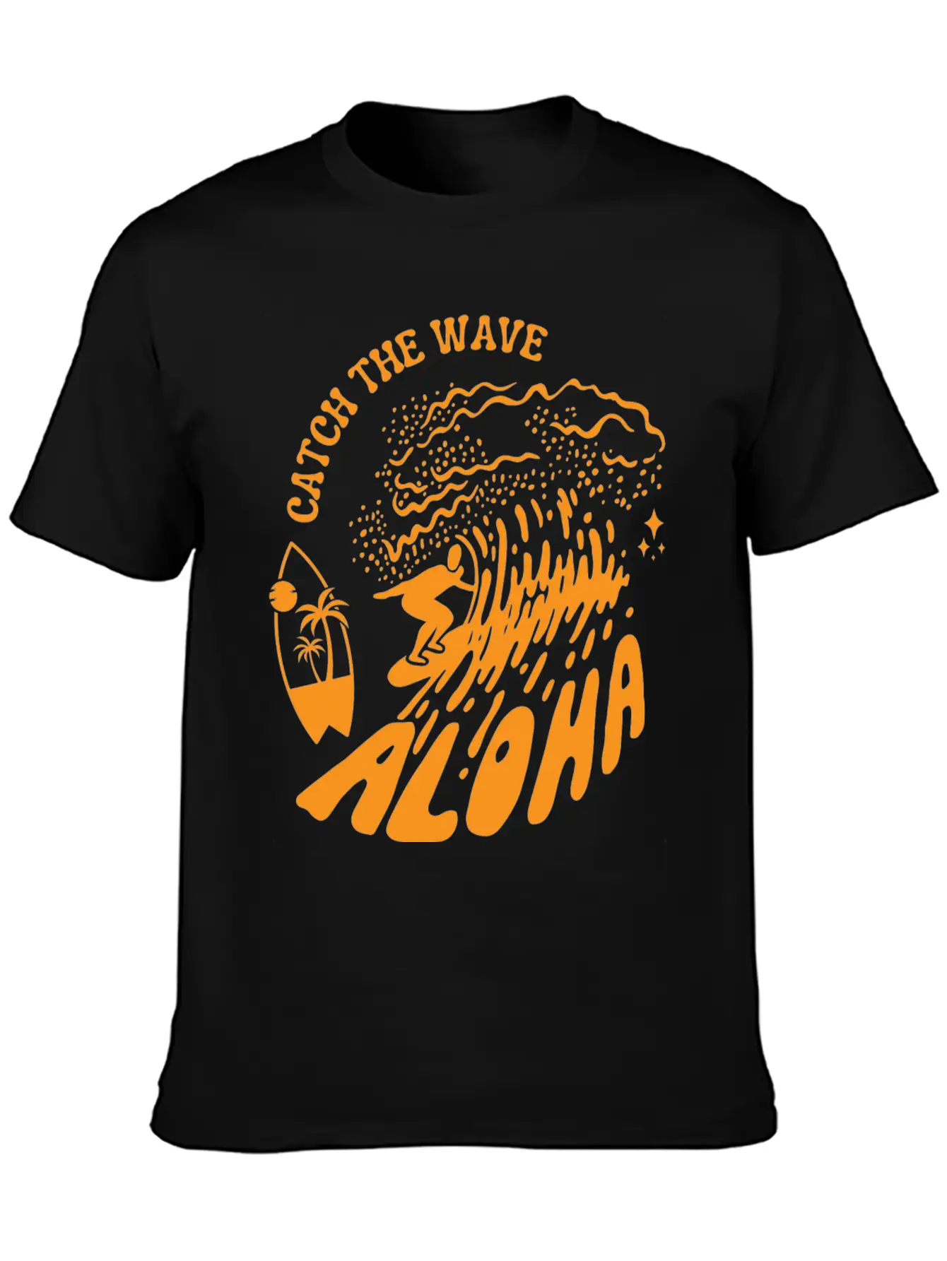 Catch The Wave Tshirt Unisex Short Sleeve Soft Cotton T-Shirt – Casual Everyday Wear