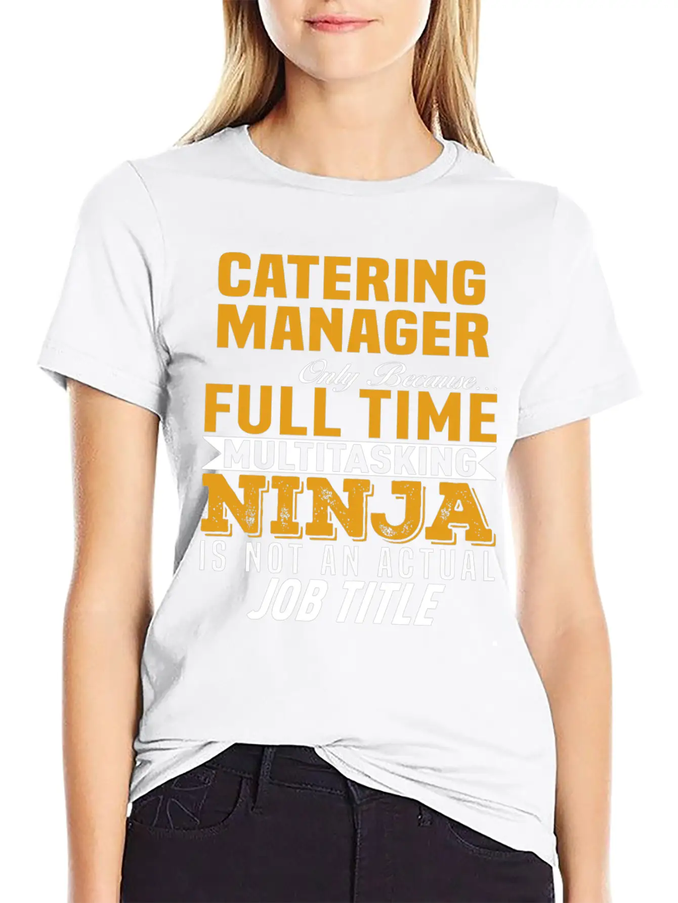 Catering Manager Unisex Short Sleeve Soft Cotton T-Shirt – Casual Everyday Wear