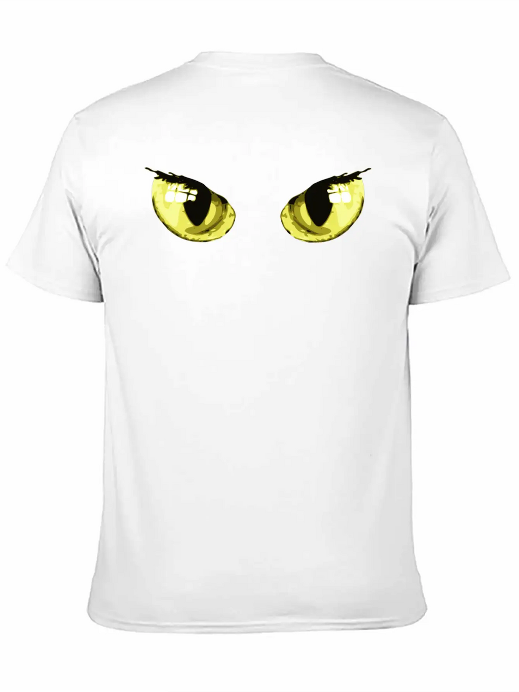 Cat's Eyes Cat Cats Eye Tiger Funny Halloween Unisex Short Sleeve Soft Cotton T-Shirt – Casual Everyday Wear