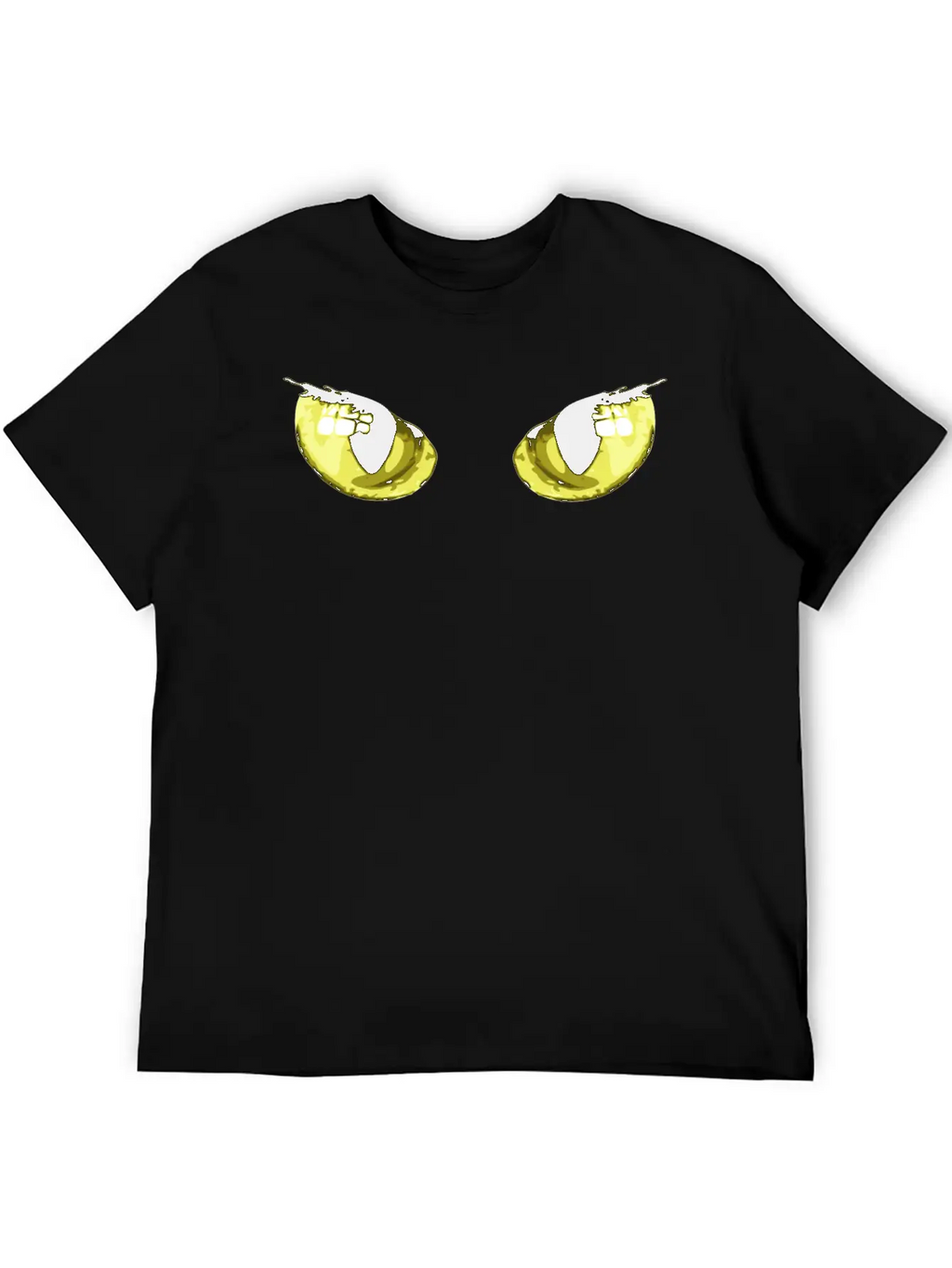Cat's Eyes Cat Cats Eye Tiger Funny Halloween Unisex Short Sleeve Soft Cotton T-Shirt – Casual Everyday Wear
