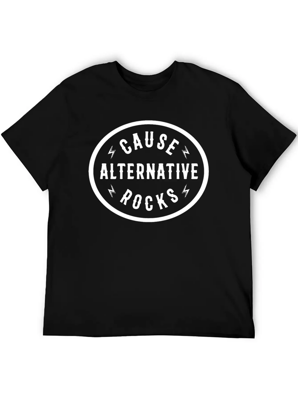 Cause Alternative Rocks Unisex Short Sleeve Soft Cotton T-Shirt – Casual Everyday Wear