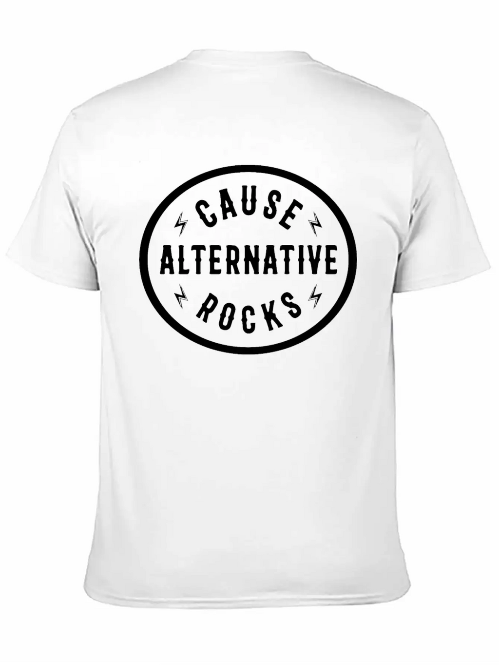 Cause Alternative Rocks Unisex Short Sleeve Soft Cotton T-Shirt – Casual Everyday Wear