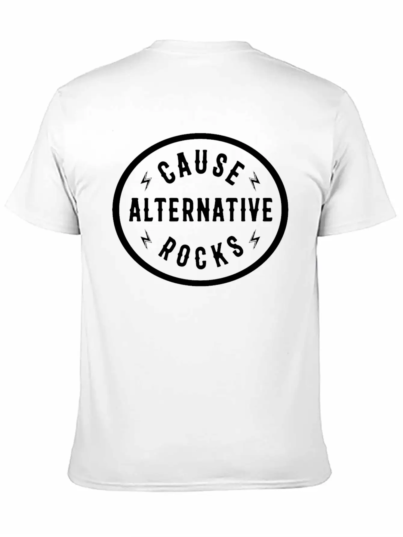 Cause Alternative Rocks Unisex Short Sleeve Soft Cotton T-Shirt – Casual Everyday Wear