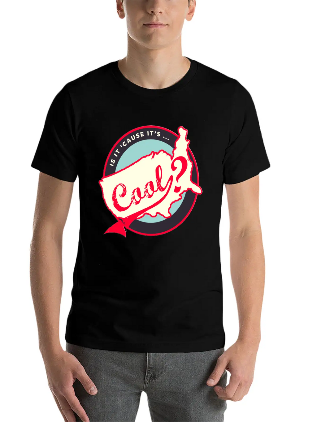 Cause It's Casual Graphic T-Shirt – Simple And Comfortable Daily Wear