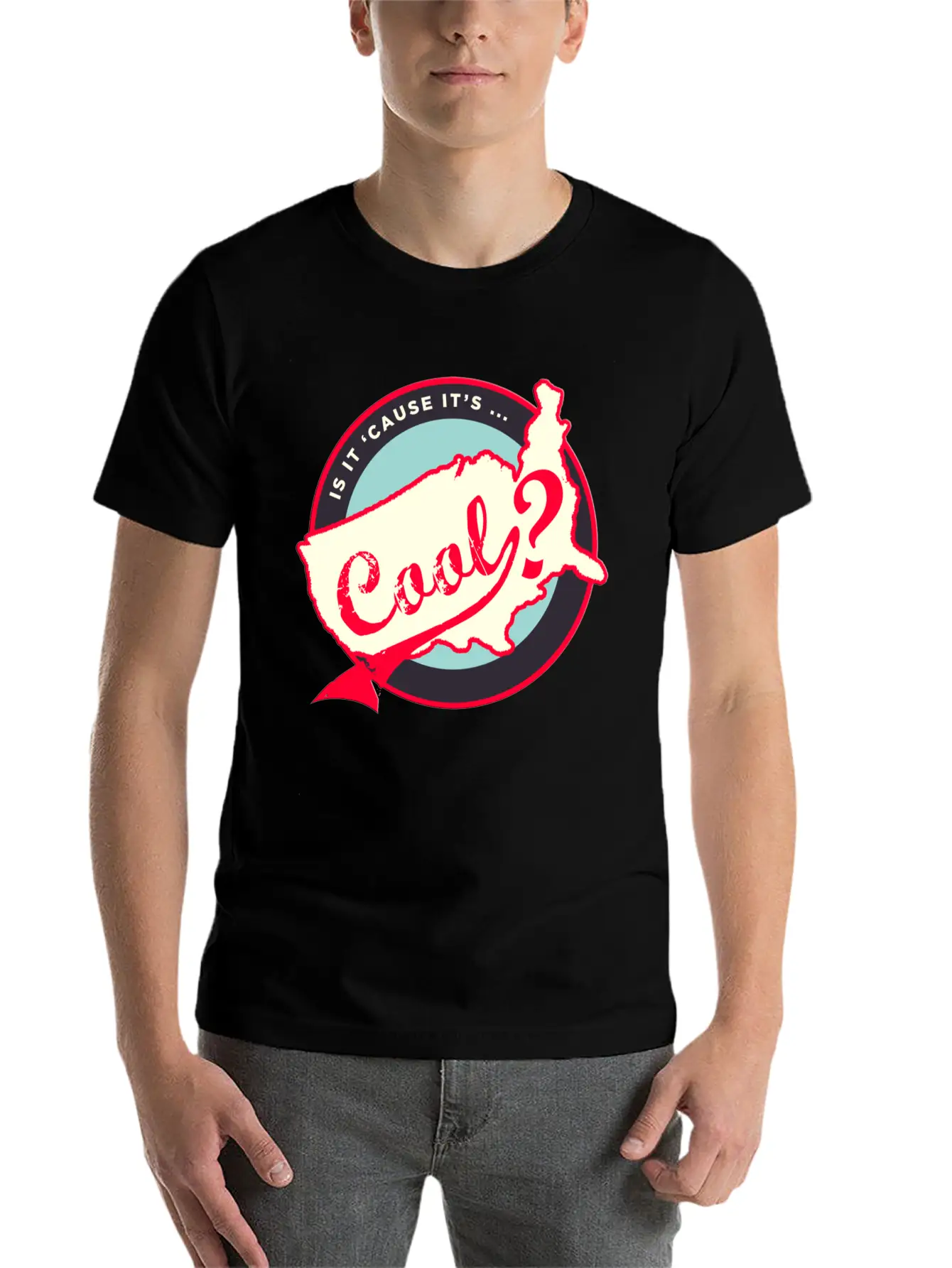 Cause It's Casual Graphic T-Shirt – Simple And Comfortable Daily Wear