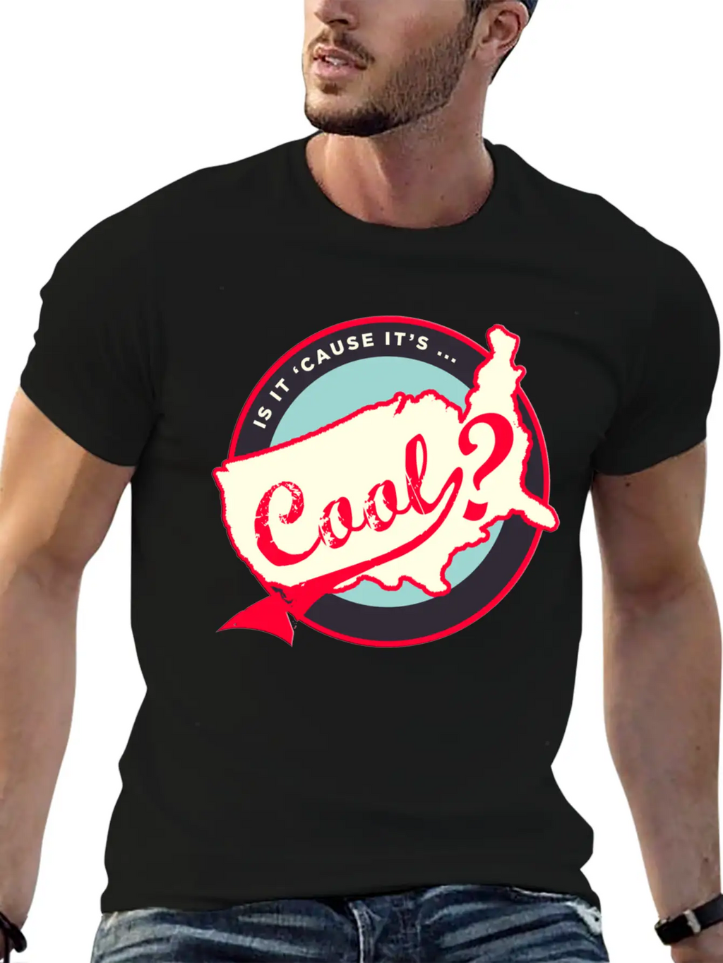 Cause It's Casual Graphic T-Shirt – Simple And Comfortable Daily Wear