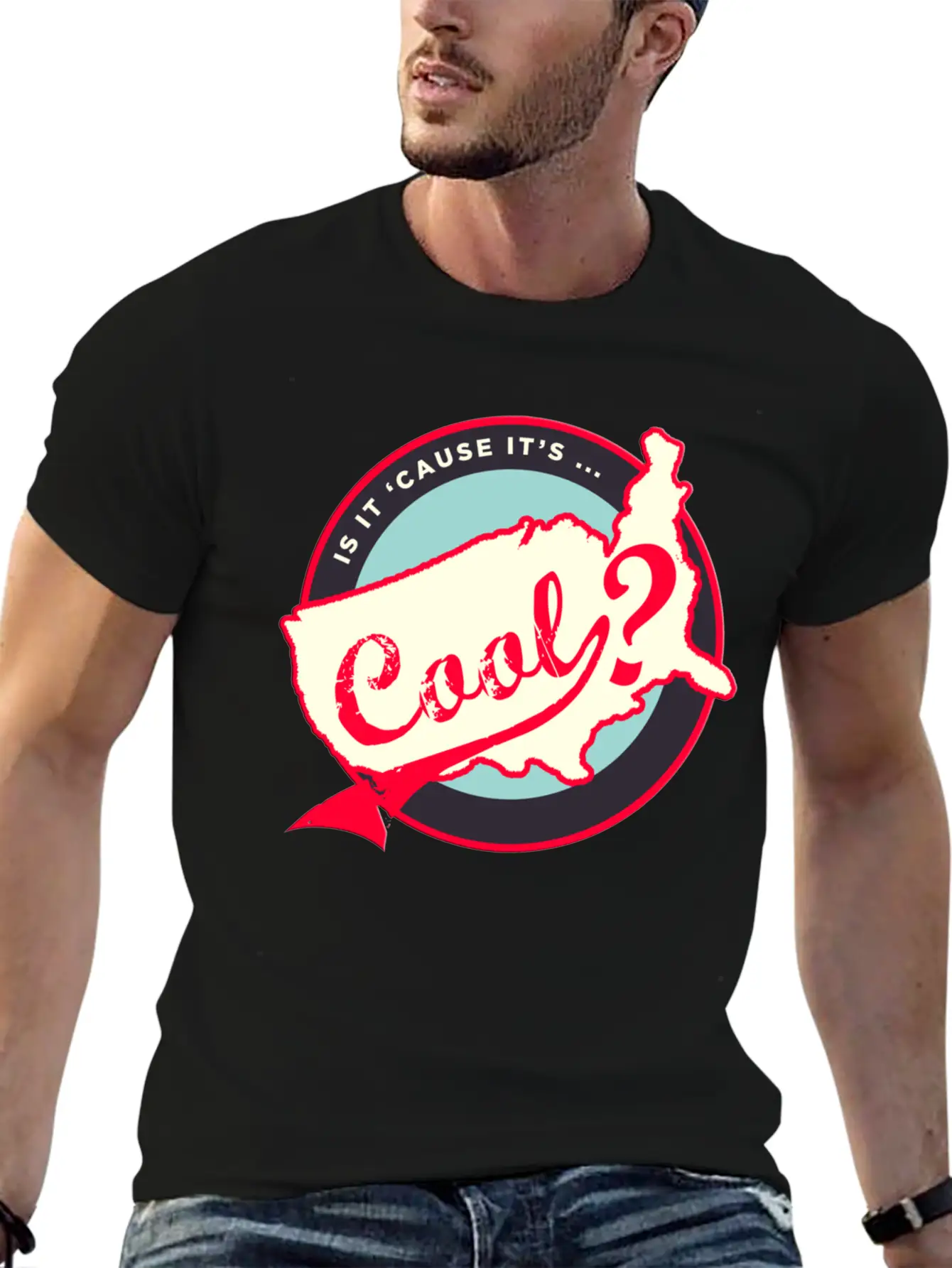 Cause It's Casual Graphic T-Shirt – Simple And Comfortable Daily Wear