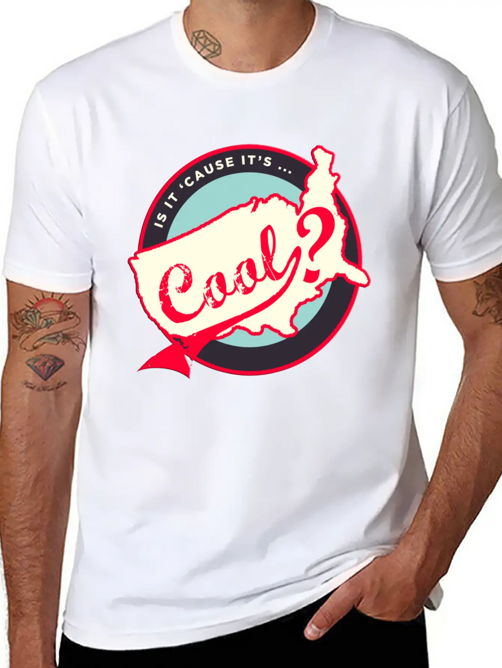 Cause It's Casual Graphic T-Shirt – Simple And Comfortable Daily Wear