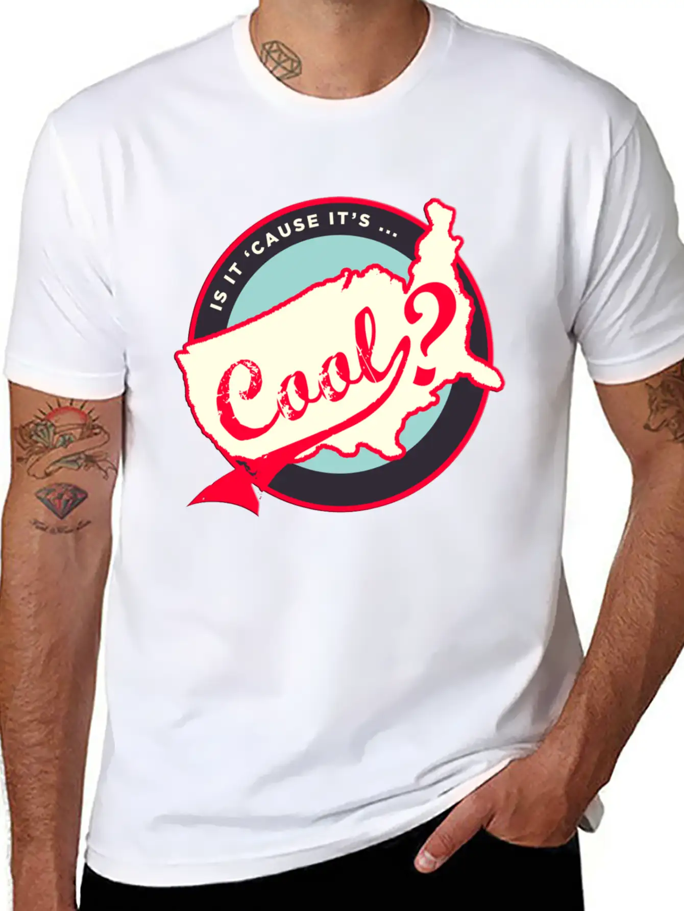 Cause It's Casual Graphic T-Shirt – Simple And Comfortable Daily Wear