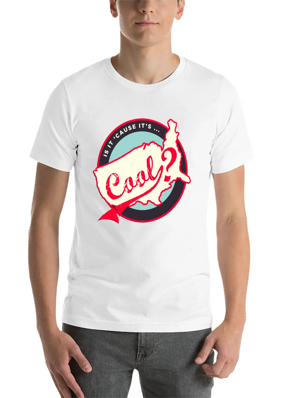 Cause It's Casual Graphic T-Shirt – Simple And Comfortable Daily Wear