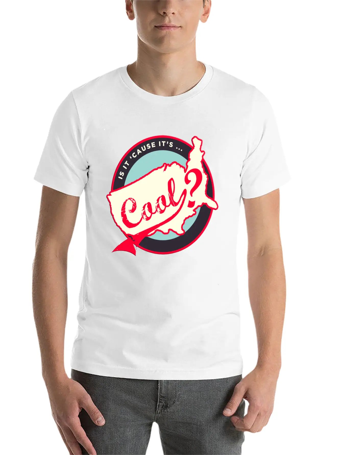 Cause It's Casual Graphic T-Shirt – Simple And Comfortable Daily Wear