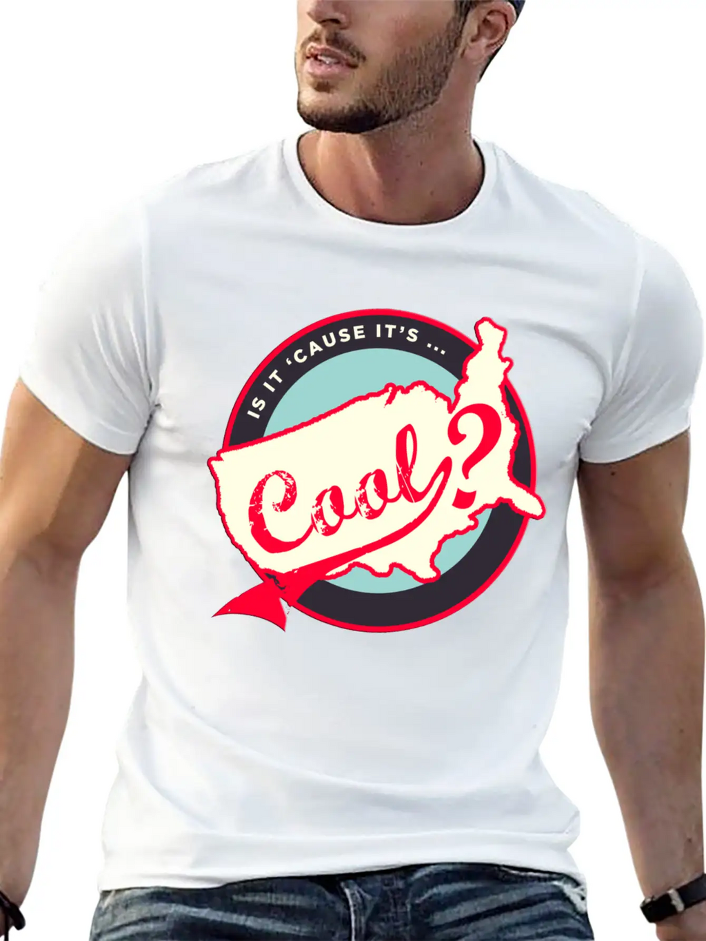 Cause It's Casual Graphic T-Shirt – Simple And Comfortable Daily Wear