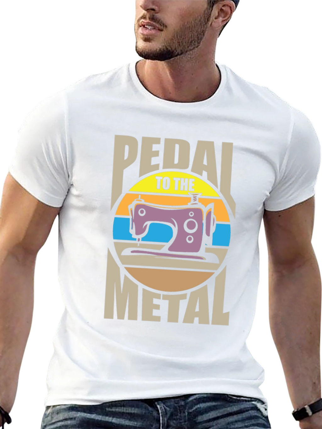 Pedal to the Metal Sewing T-Shirt