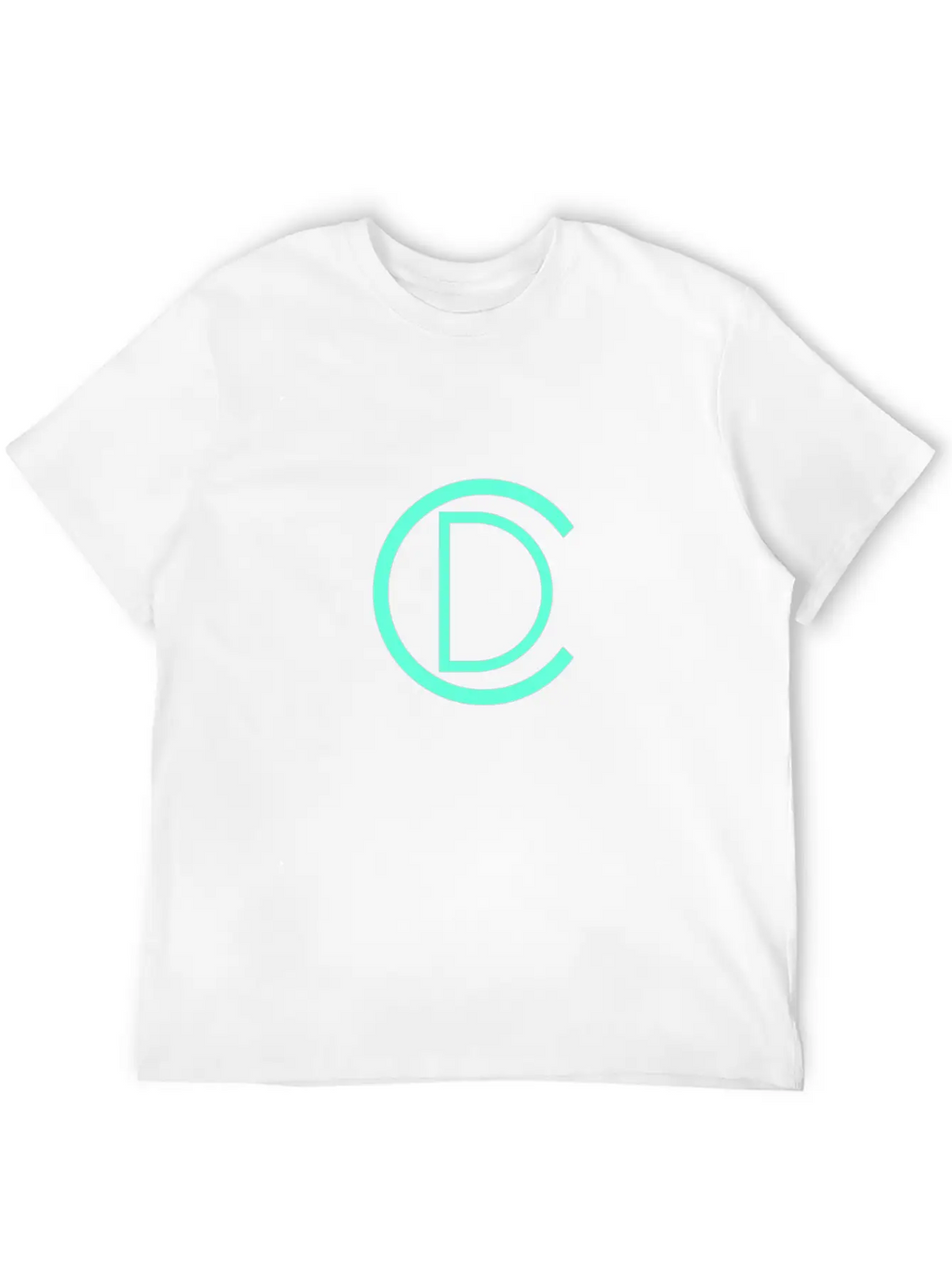 CD Turq Logo Unisex Short Sleeve Soft Cotton T-Shirt – Casual Everyday Wear