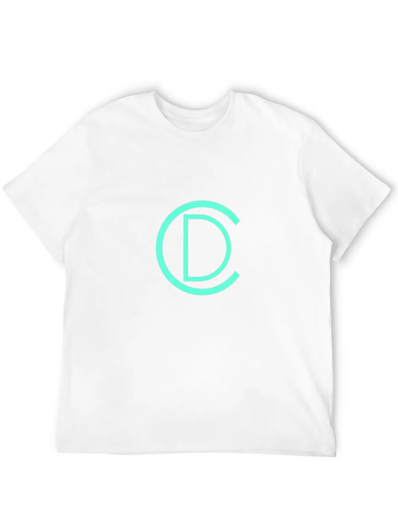 CD Turq Logo Unisex Short Sleeve Soft Cotton T-Shirt – Casual Everyday Wear