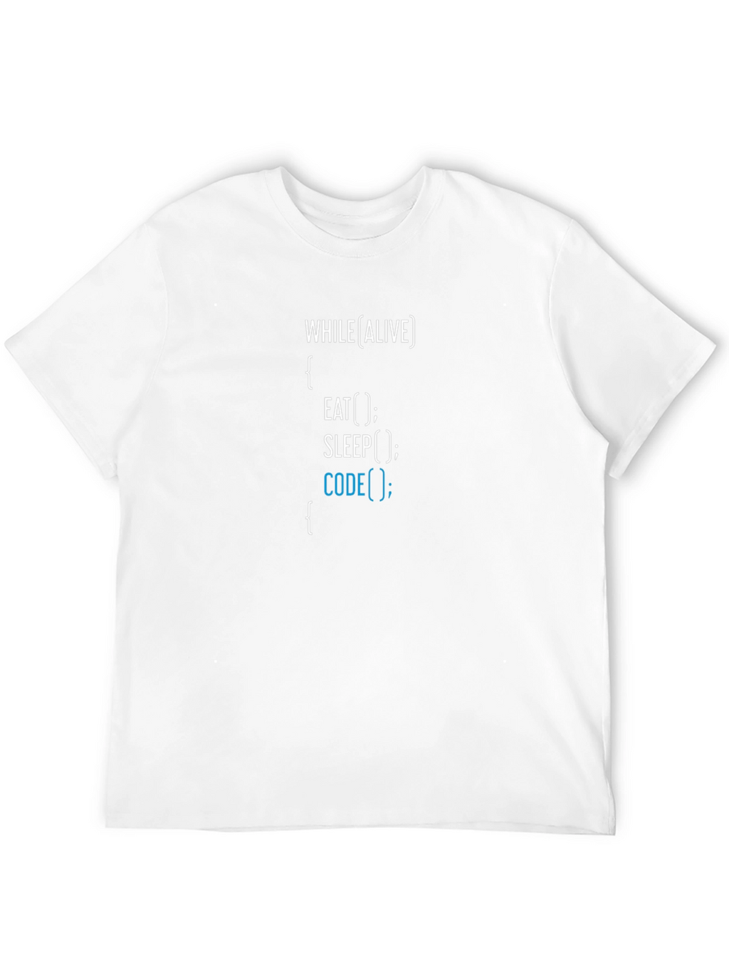 Programmer Life Black T-Shirt - Eat Sleep Code