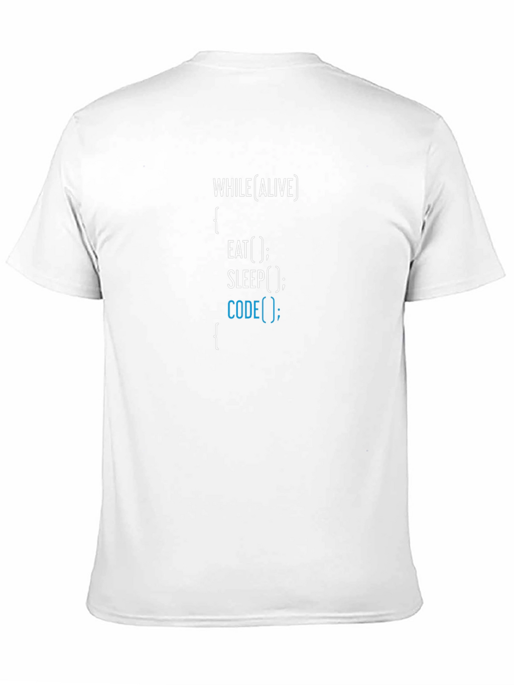 Programmer Life Black T-Shirt - Eat Sleep Code
