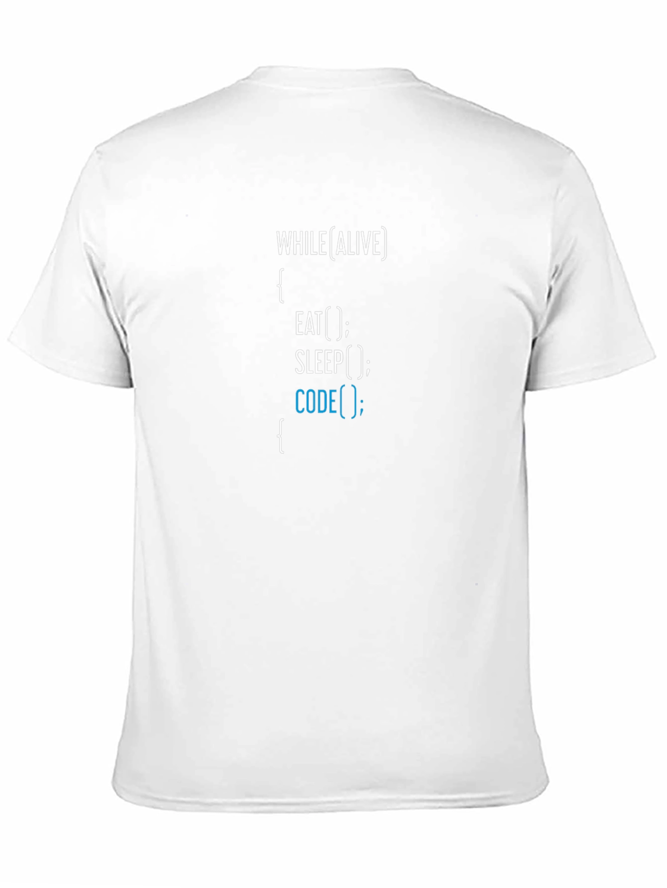 Programmer Life Black T-Shirt - Eat Sleep Code