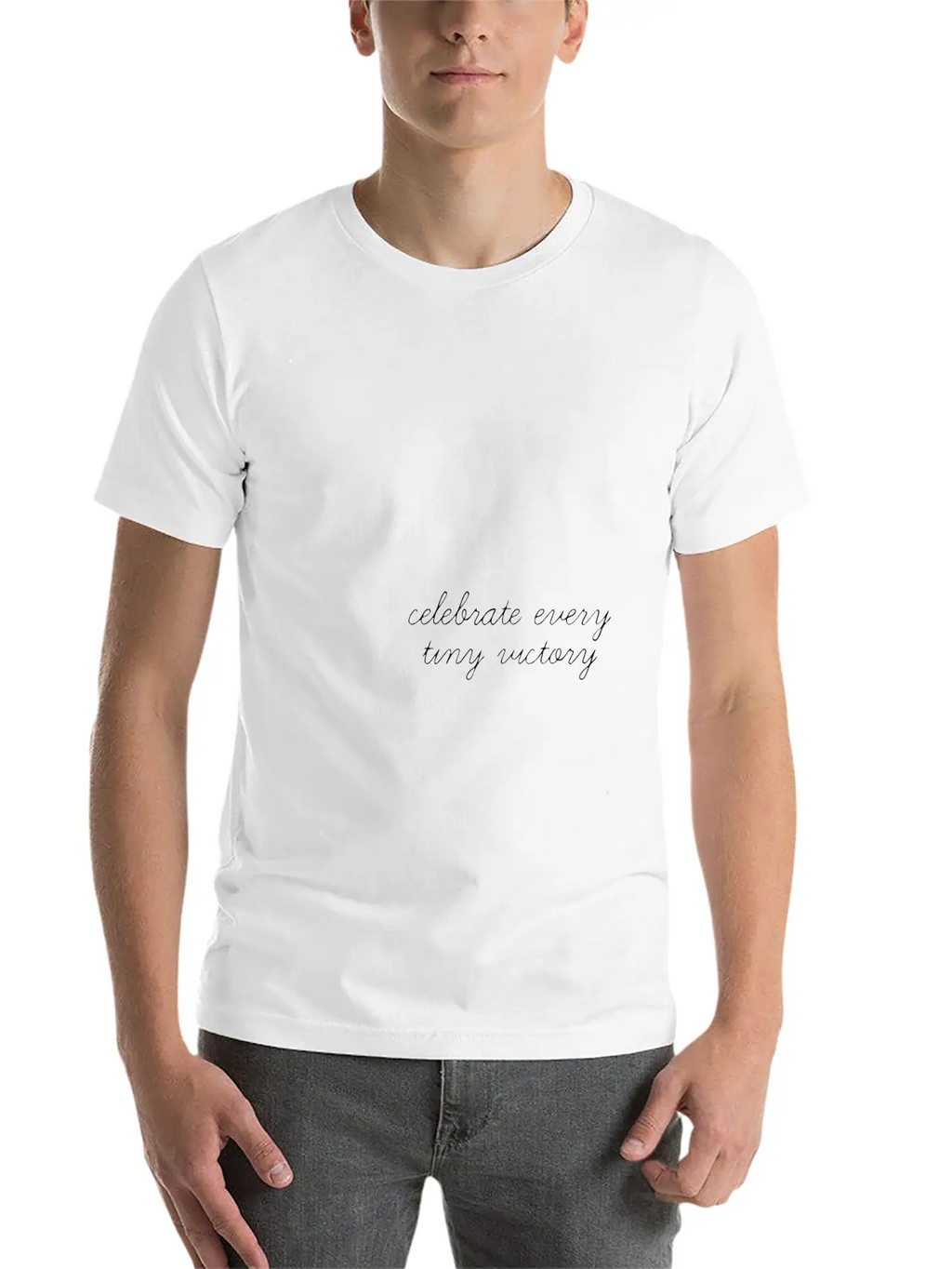 Celebrate Every Tiny Victory Unisex Casual T-Shirt – Clean Design For Daily Comfort