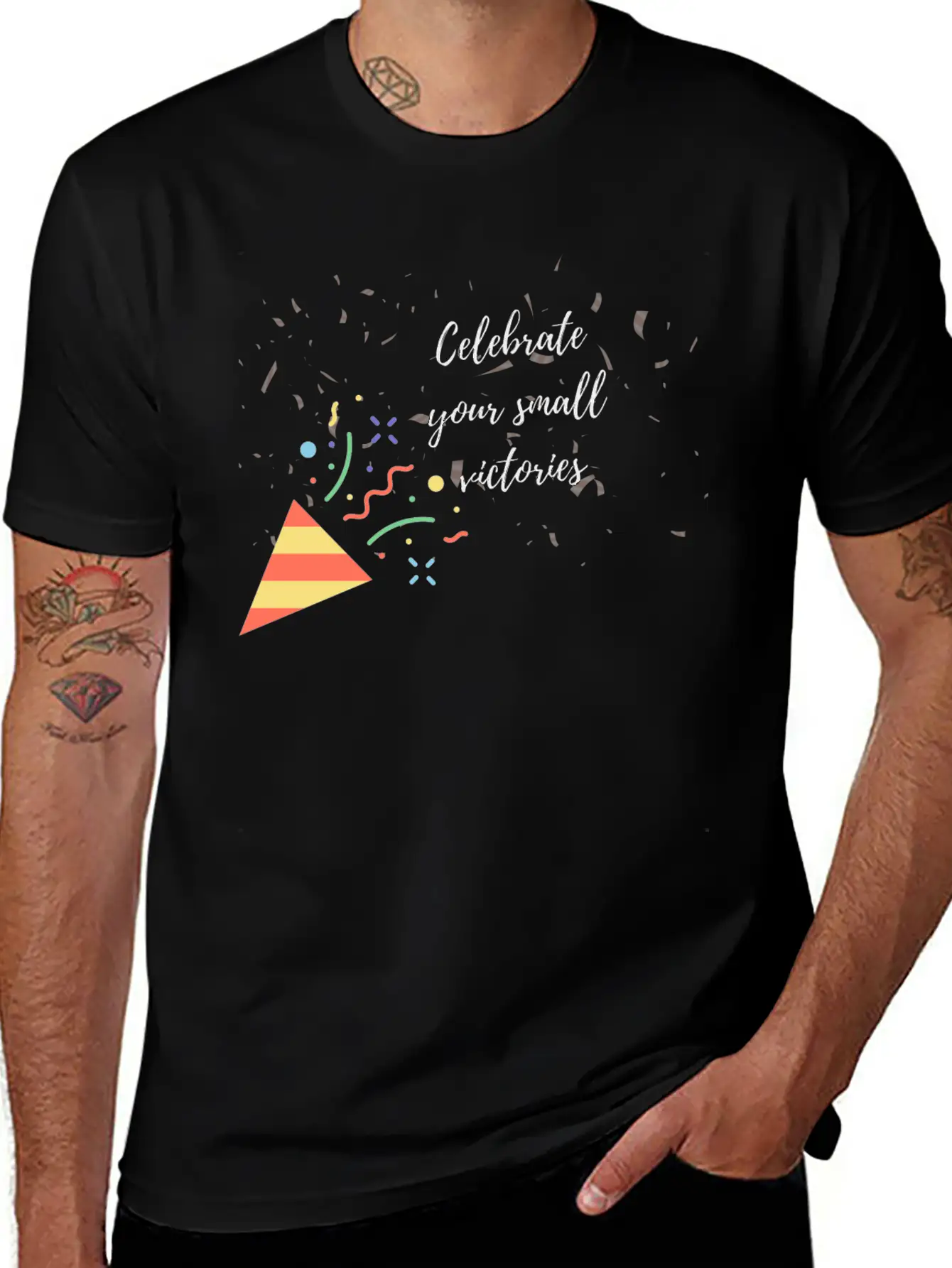 Celebrate Your Small Victories Unisex Short Sleeve Soft Cotton T-Shirt – Casual Everyday Wear