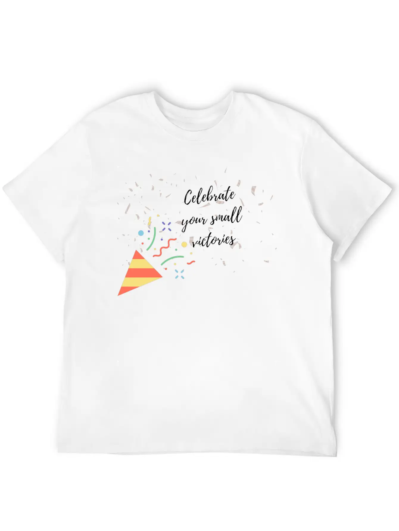 Celebrate Your Small Victories Unisex Short Sleeve Soft Cotton T-Shirt – Casual Everyday Wear