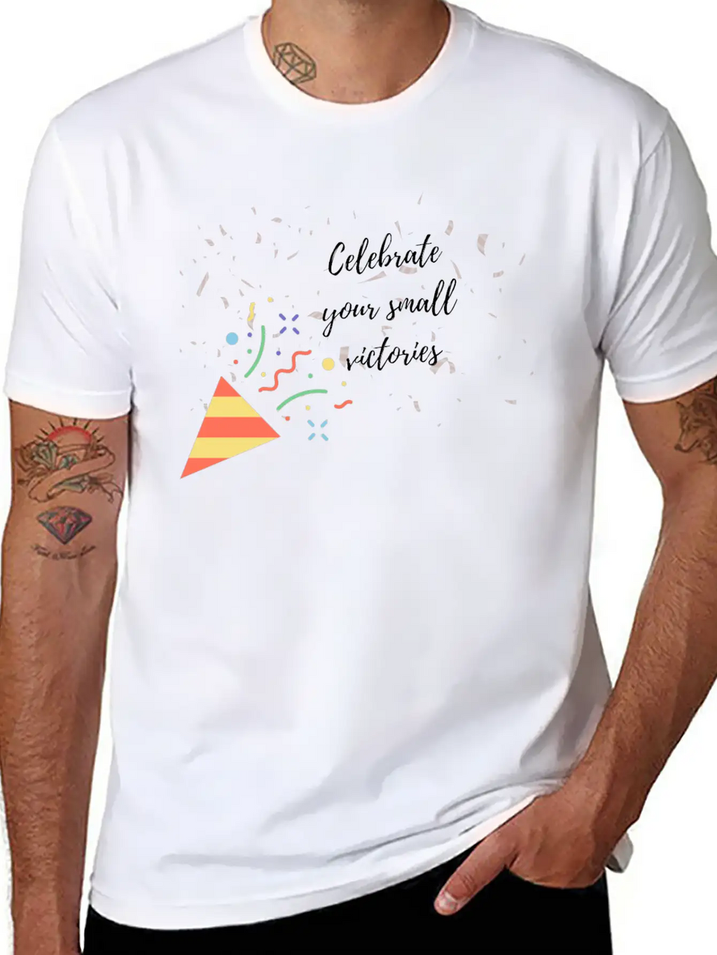 Celebrate Your Small Victories Unisex Short Sleeve Soft Cotton T-Shirt – Casual Everyday Wear