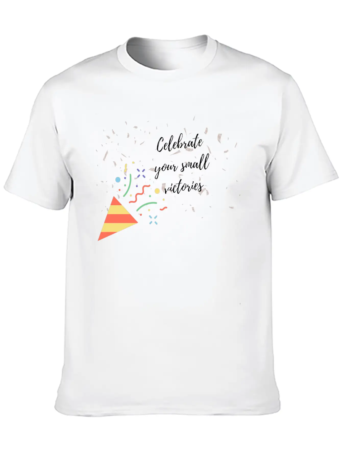 Celebrate Your Small Victories Unisex Short Sleeve Soft Cotton T-Shirt – Casual Everyday Wear