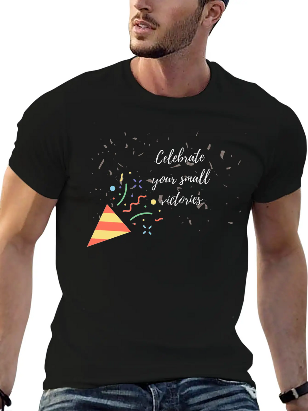 Celebrate Your Small Victories Unisex Short Sleeve Soft Cotton T-Shirt – Casual Everyday Wear