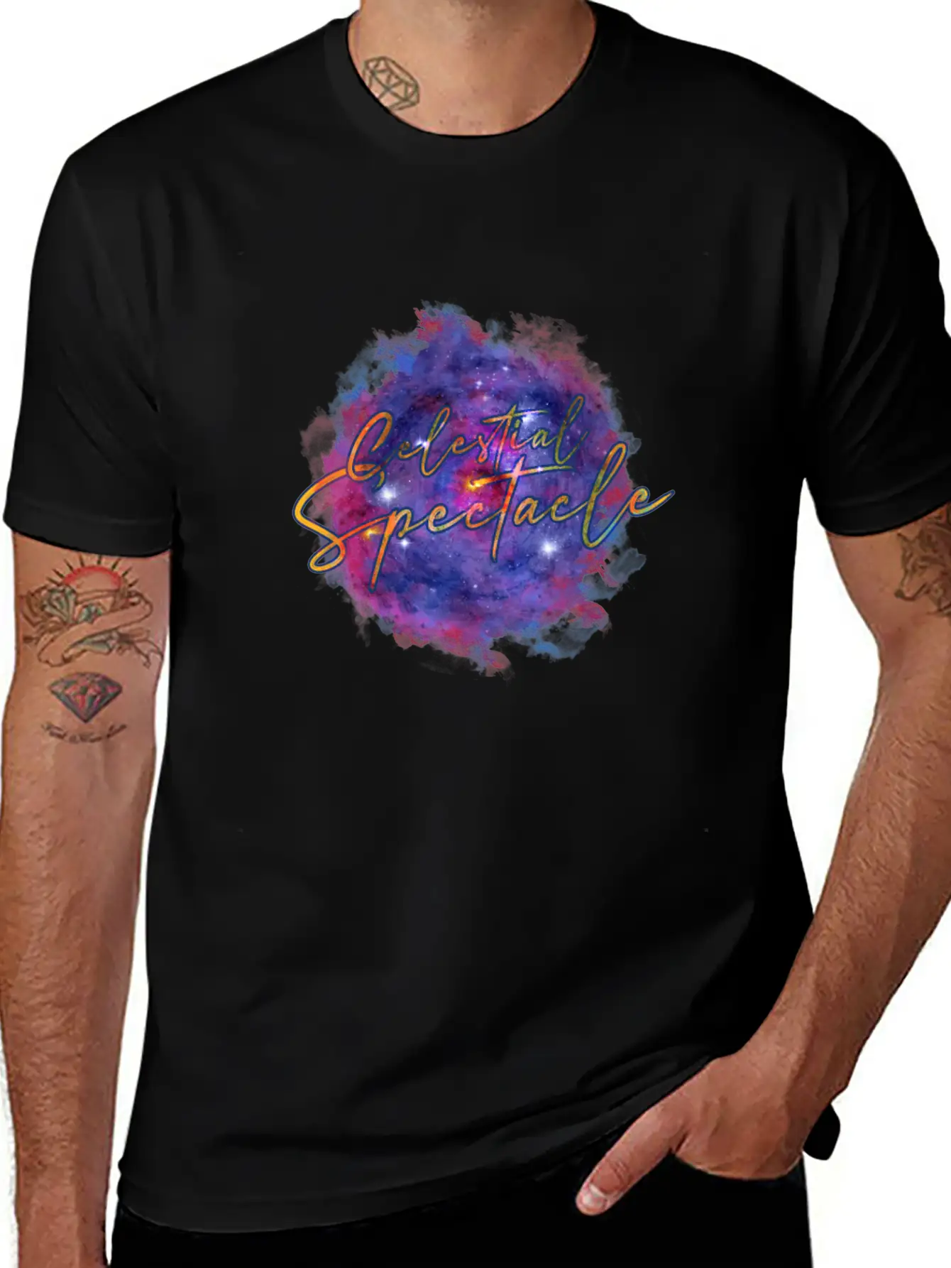 Celestial Spectacle - Eclipse Stylish Everyday T-Shirt – Unisex Basic Cotton Tee