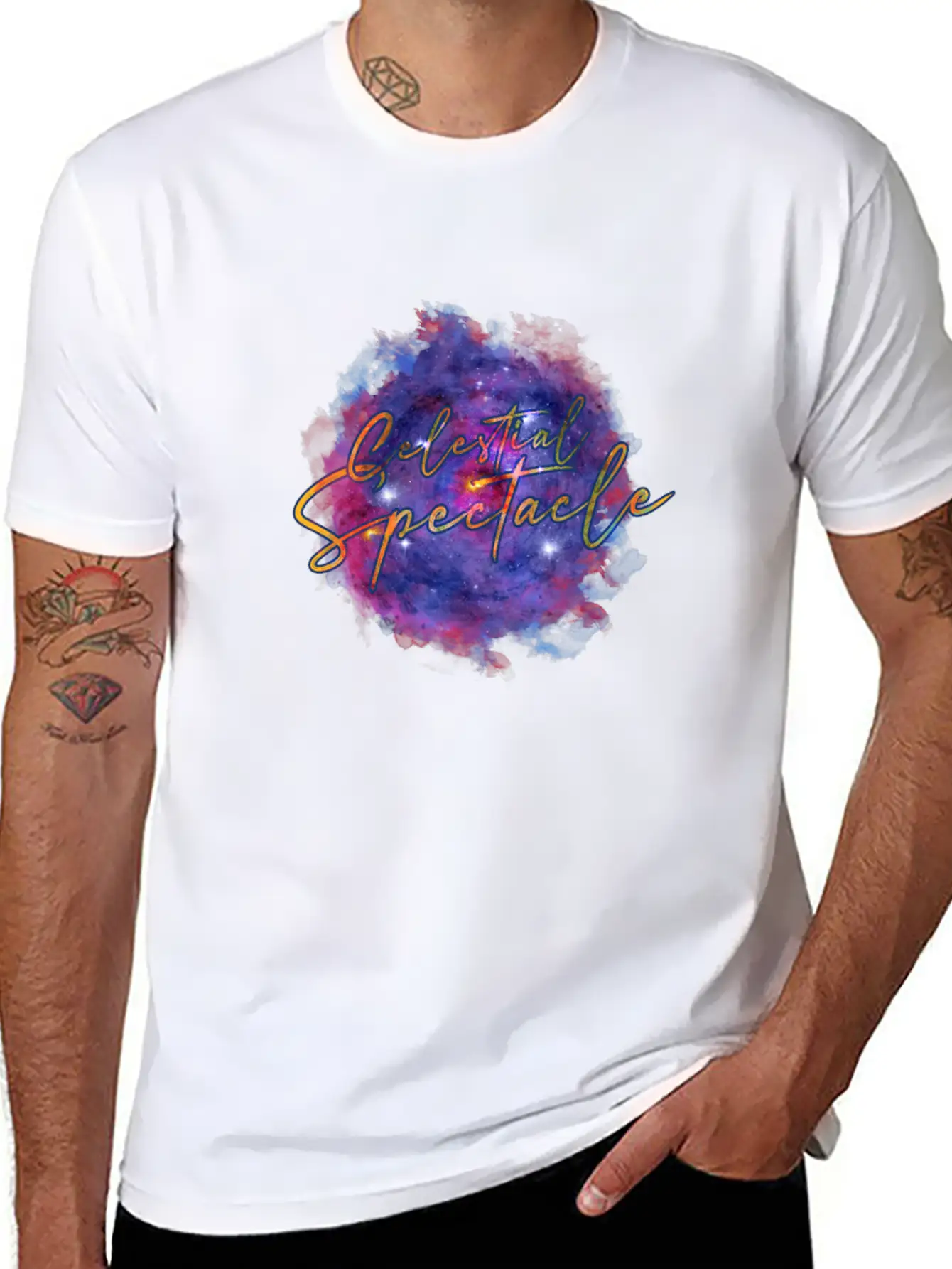 Celestial Spectacle - Eclipse Stylish Everyday T-Shirt – Unisex Basic Cotton Tee
