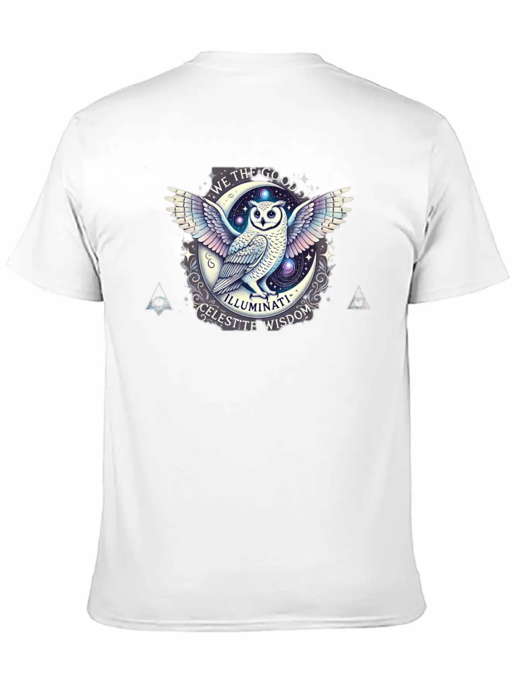 Celestial Wisdom - We The Good Illuminati Unisex Casual T-Shirt – Clean Design For Daily Comfort
