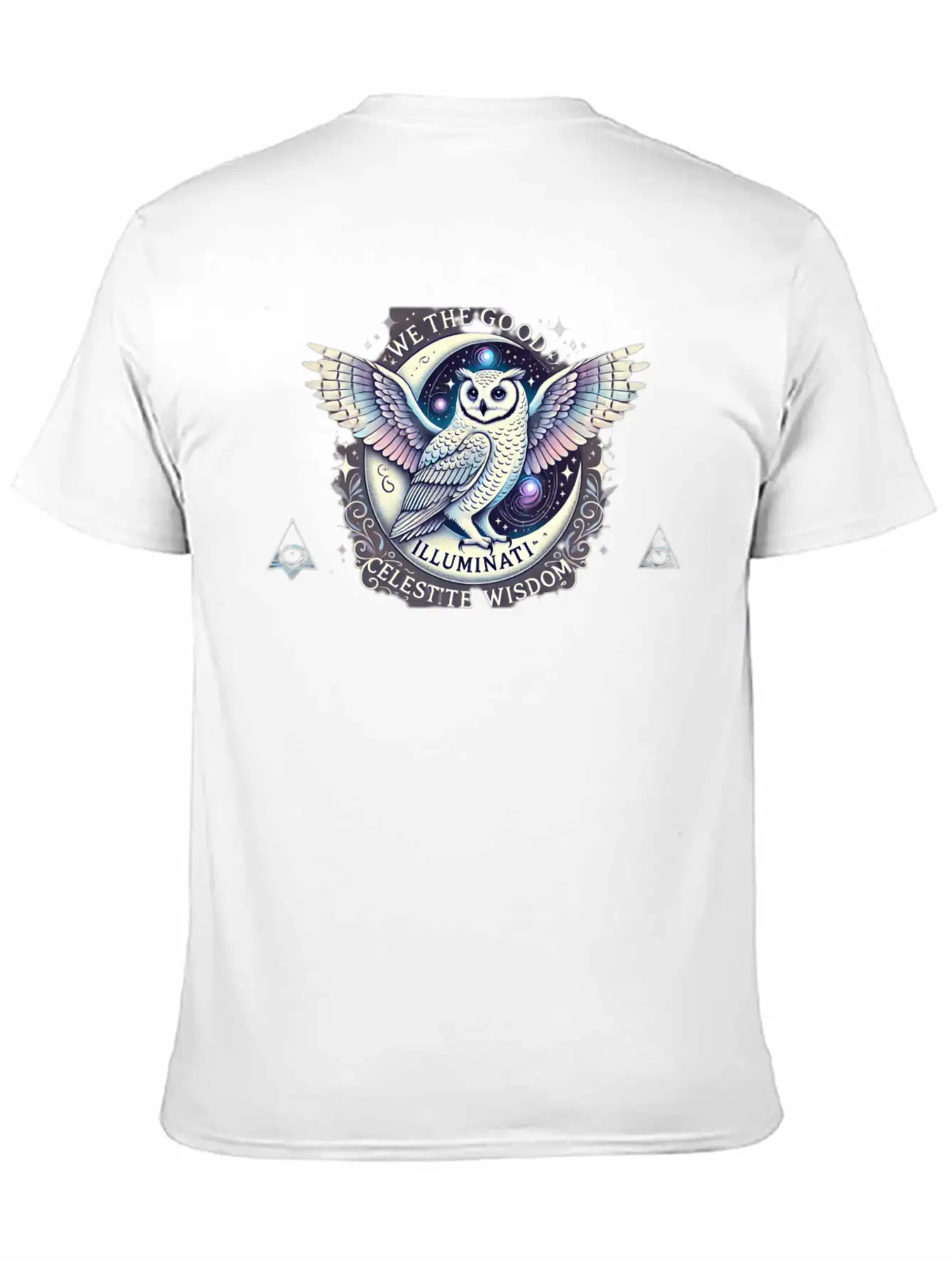 Celestial Wisdom - We The Good Illuminati Unisex Casual T-Shirt – Clean Design For Daily Comfort