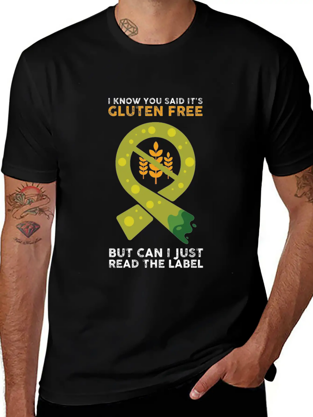 Celiac Awareness: It's Gluten Free T-Shirt Breathable Soft Cotton T-Shirt – Timeless Casual Look