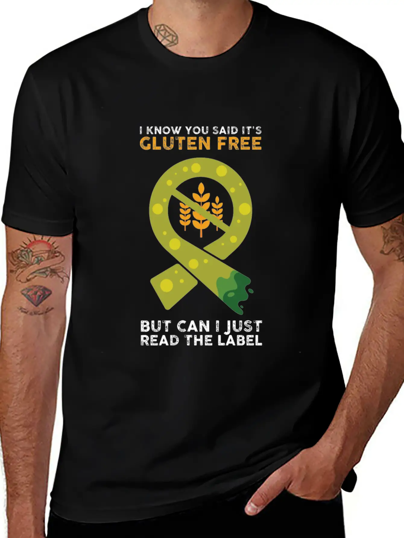 Celiac Awareness: It's Gluten Free T-Shirt Breathable Soft Cotton T-Shirt – Timeless Casual Look
