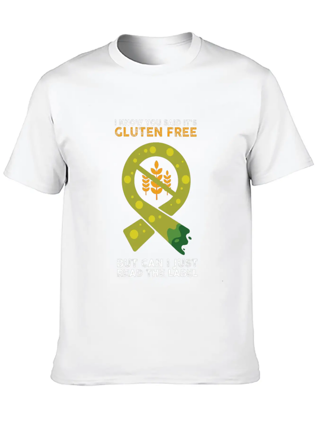 Celiac Awareness: It's Gluten Free T-Shirt Breathable Soft Cotton T-Shirt – Timeless Casual Look