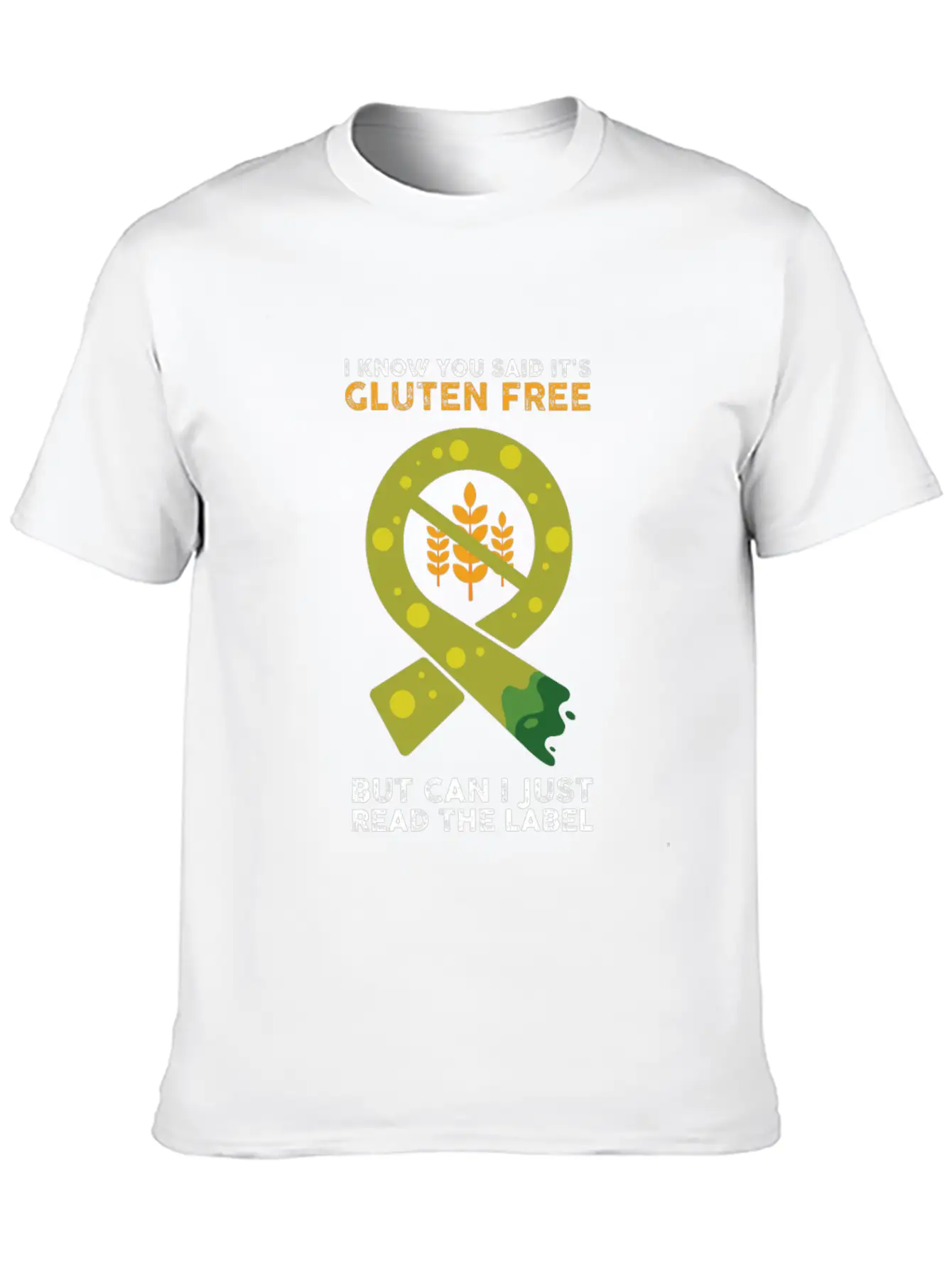 Celiac Awareness: It's Gluten Free T-Shirt Breathable Soft Cotton T-Shirt – Timeless Casual Look