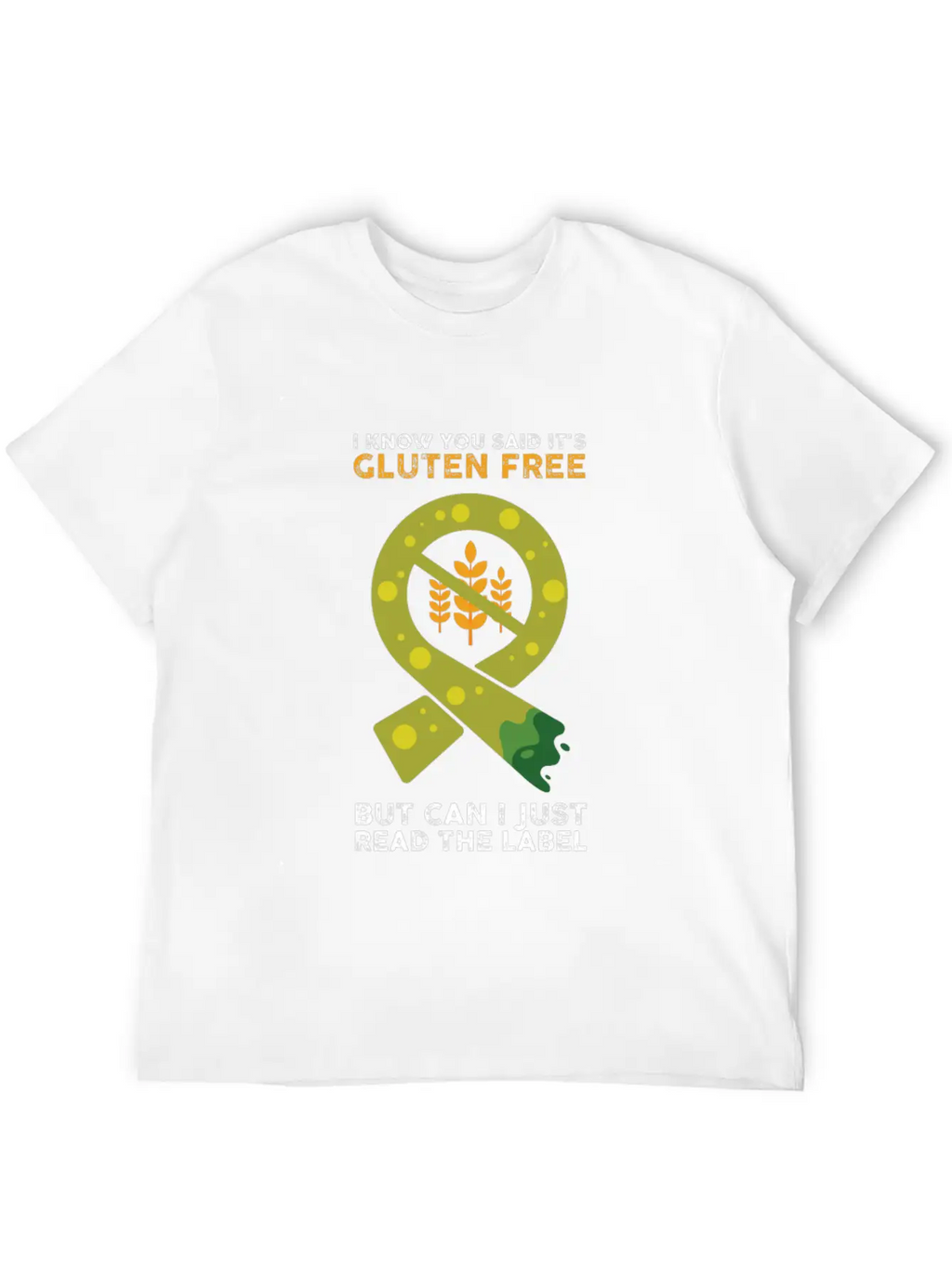 Celiac Awareness: It's Gluten Free T-Shirt Breathable Soft Cotton T-Shirt – Timeless Casual Look