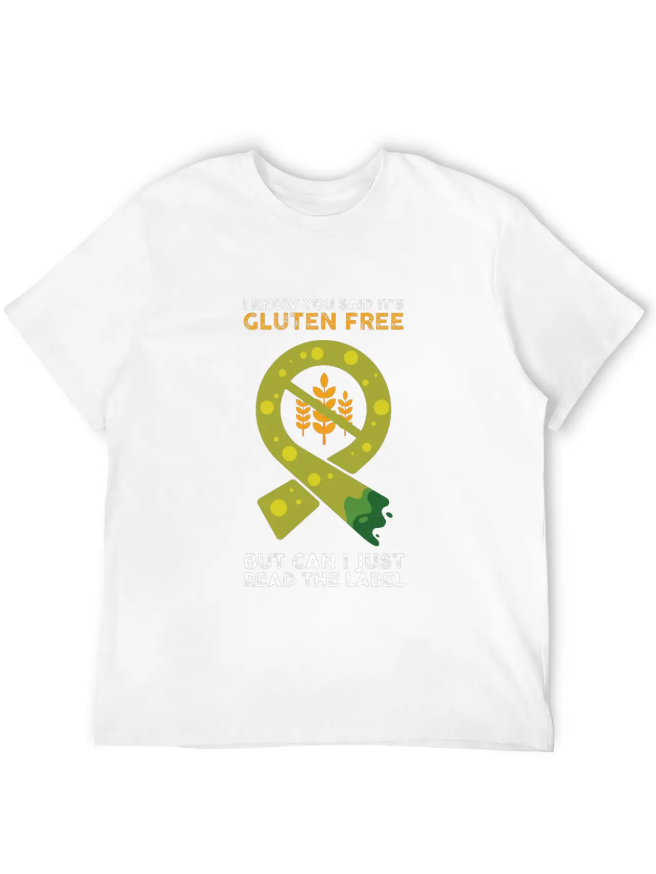 Celiac Awareness: It's Gluten Free T-Shirt Breathable Soft Cotton T-Shirt – Timeless Casual Look