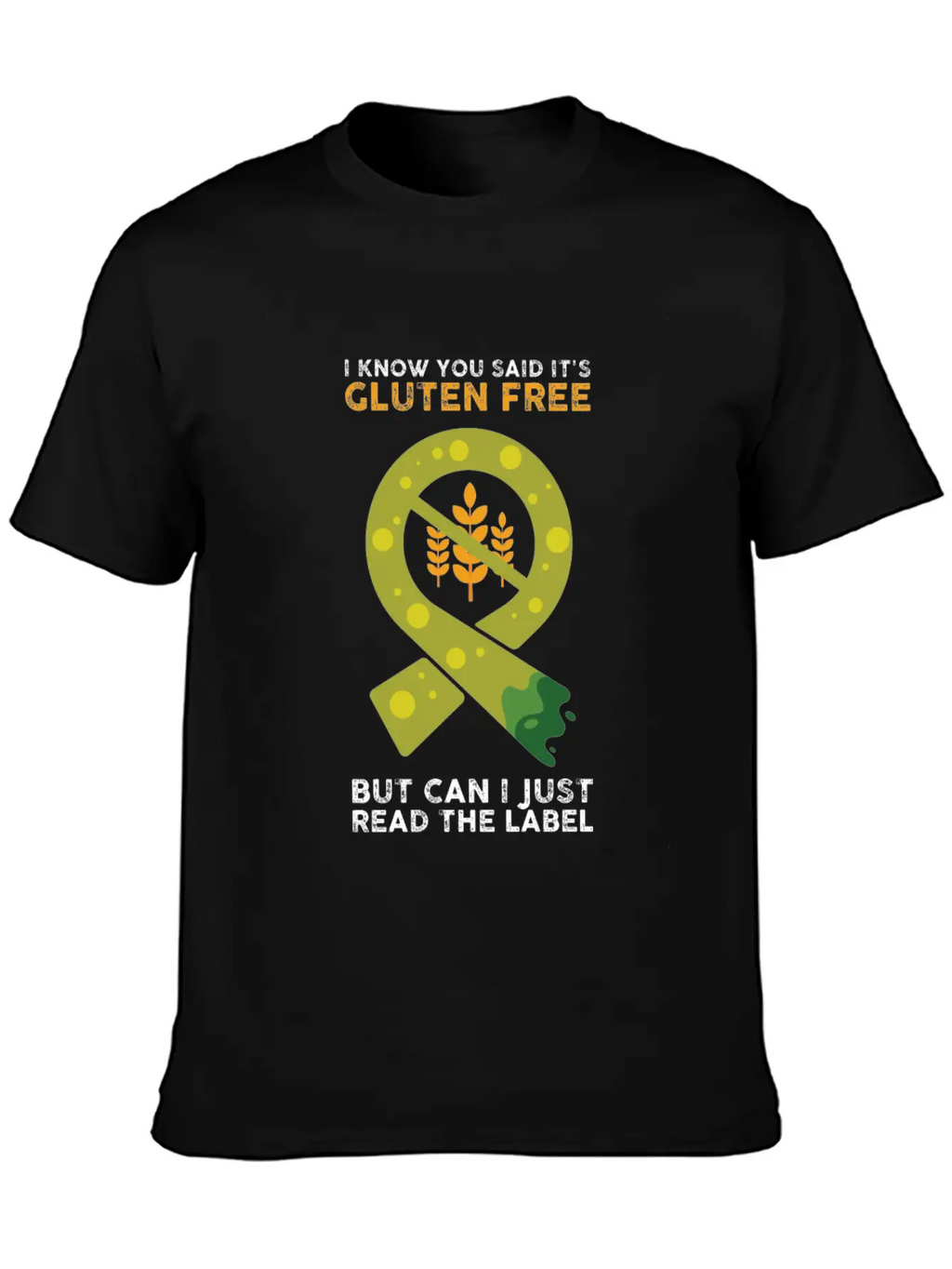 Celiac Awareness: It's Gluten Free T-Shirt Breathable Soft Cotton T-Shirt – Timeless Casual Look