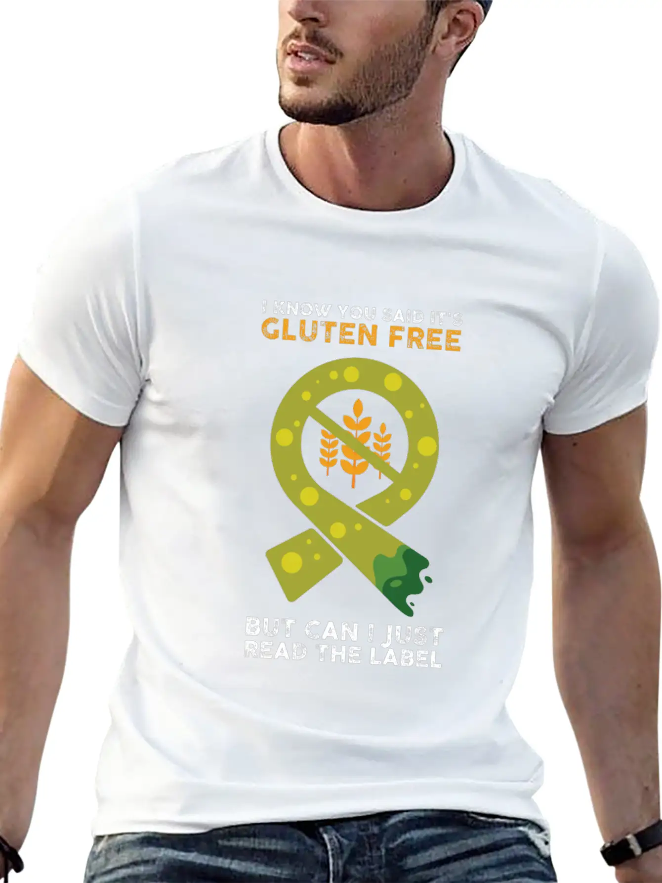 Celiac Awareness: It's Gluten Free T-Shirt Breathable Soft Cotton T-Shirt – Timeless Casual Look