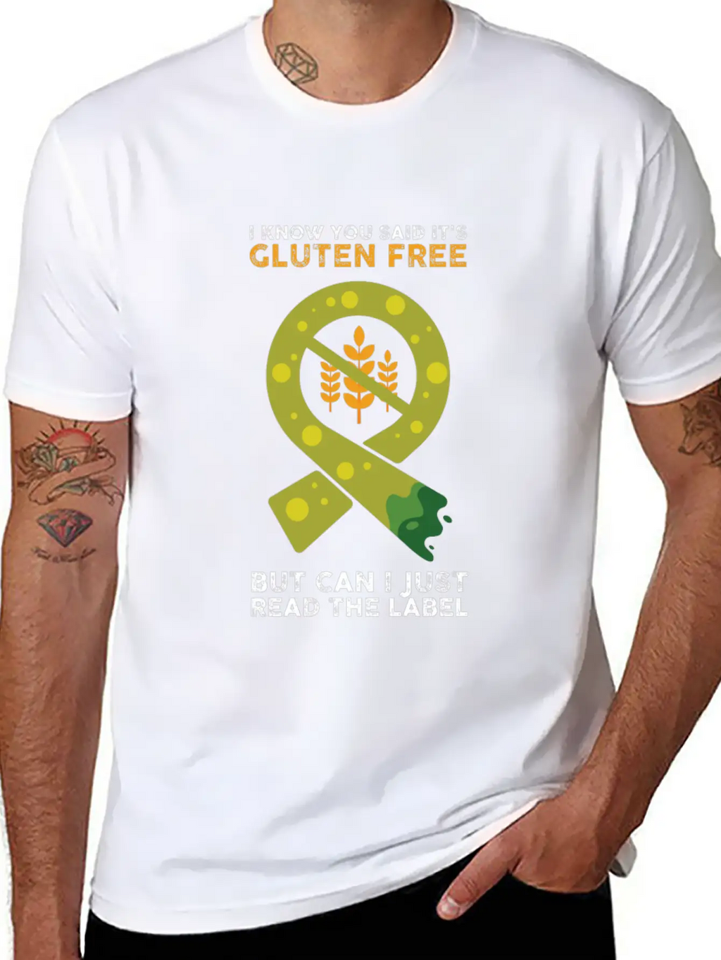 Celiac Awareness: It's Gluten Free T-Shirt Breathable Soft Cotton T-Shirt – Timeless Casual Look