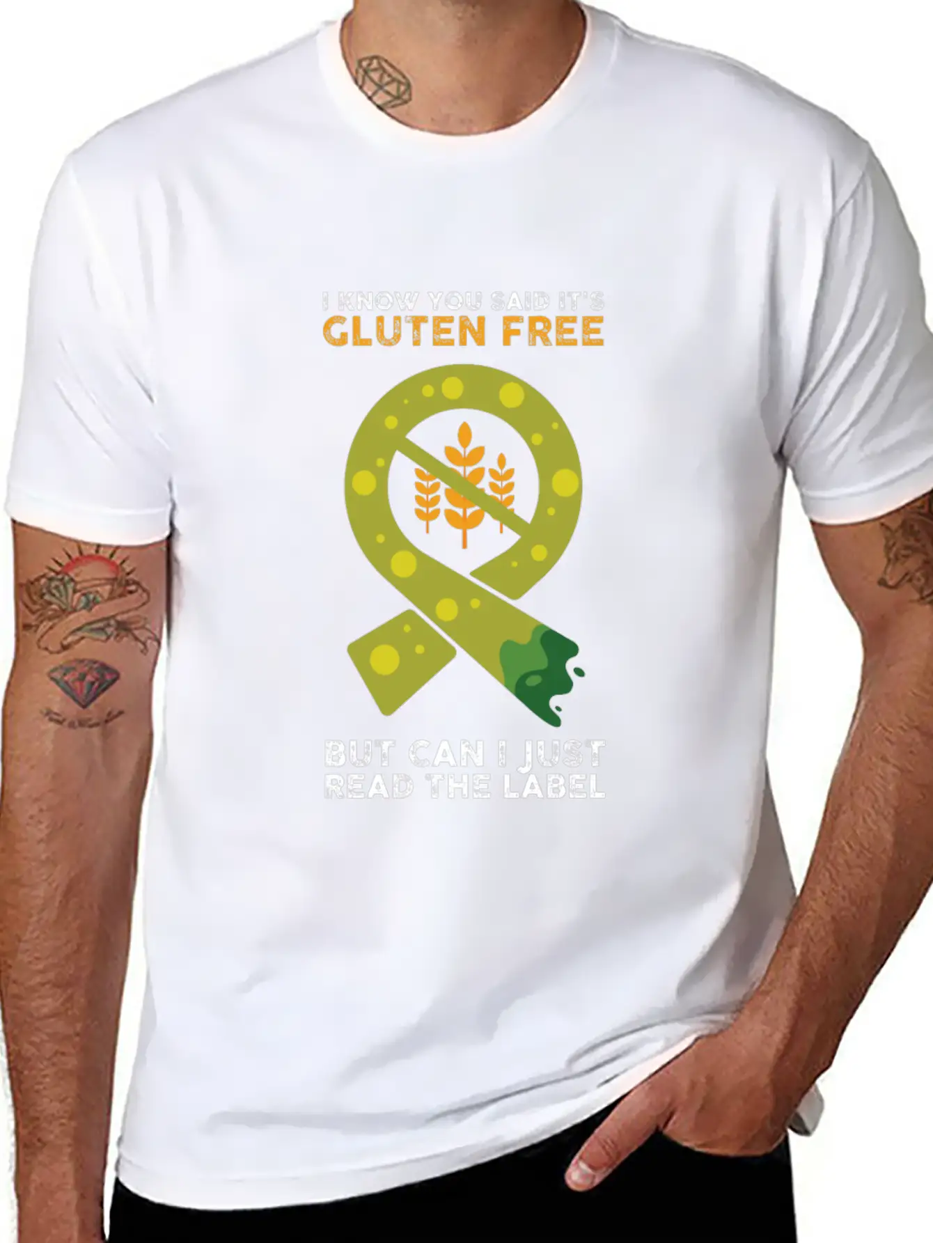 Celiac Awareness: It's Gluten Free T-Shirt Breathable Soft Cotton T-Shirt – Timeless Casual Look