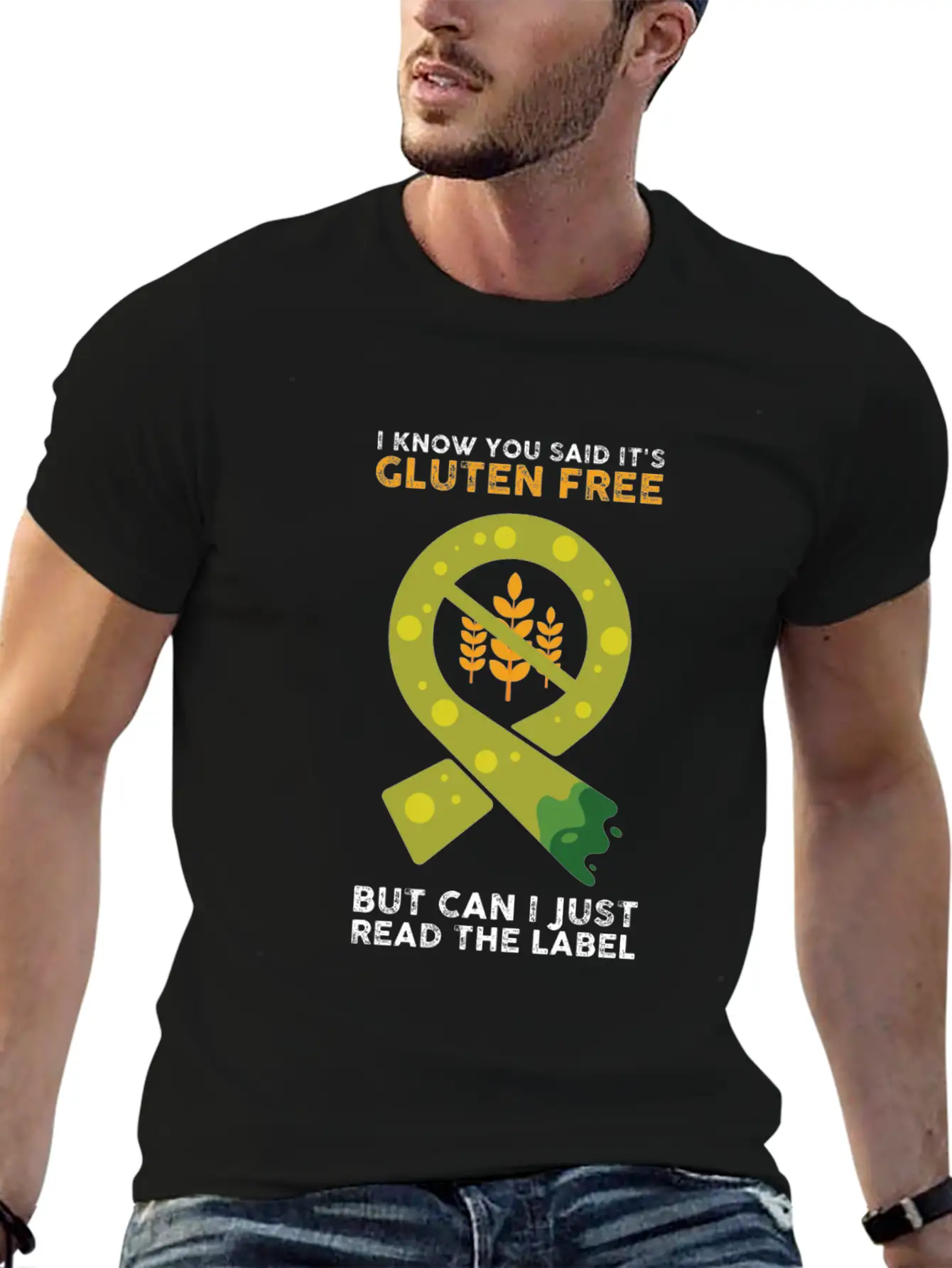 Celiac Awareness: It's Gluten Free T-Shirt Breathable Soft Cotton T-Shirt – Timeless Casual Look