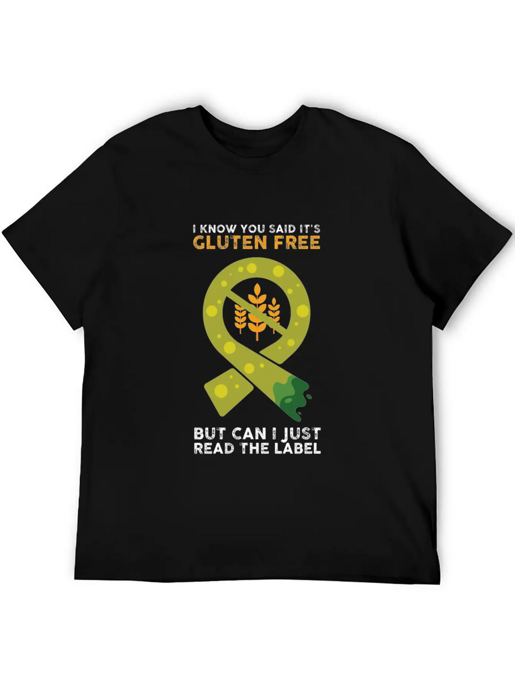 Celiac Awareness: It's Gluten Free T-Shirt Breathable Soft Cotton T-Shirt – Timeless Casual Look