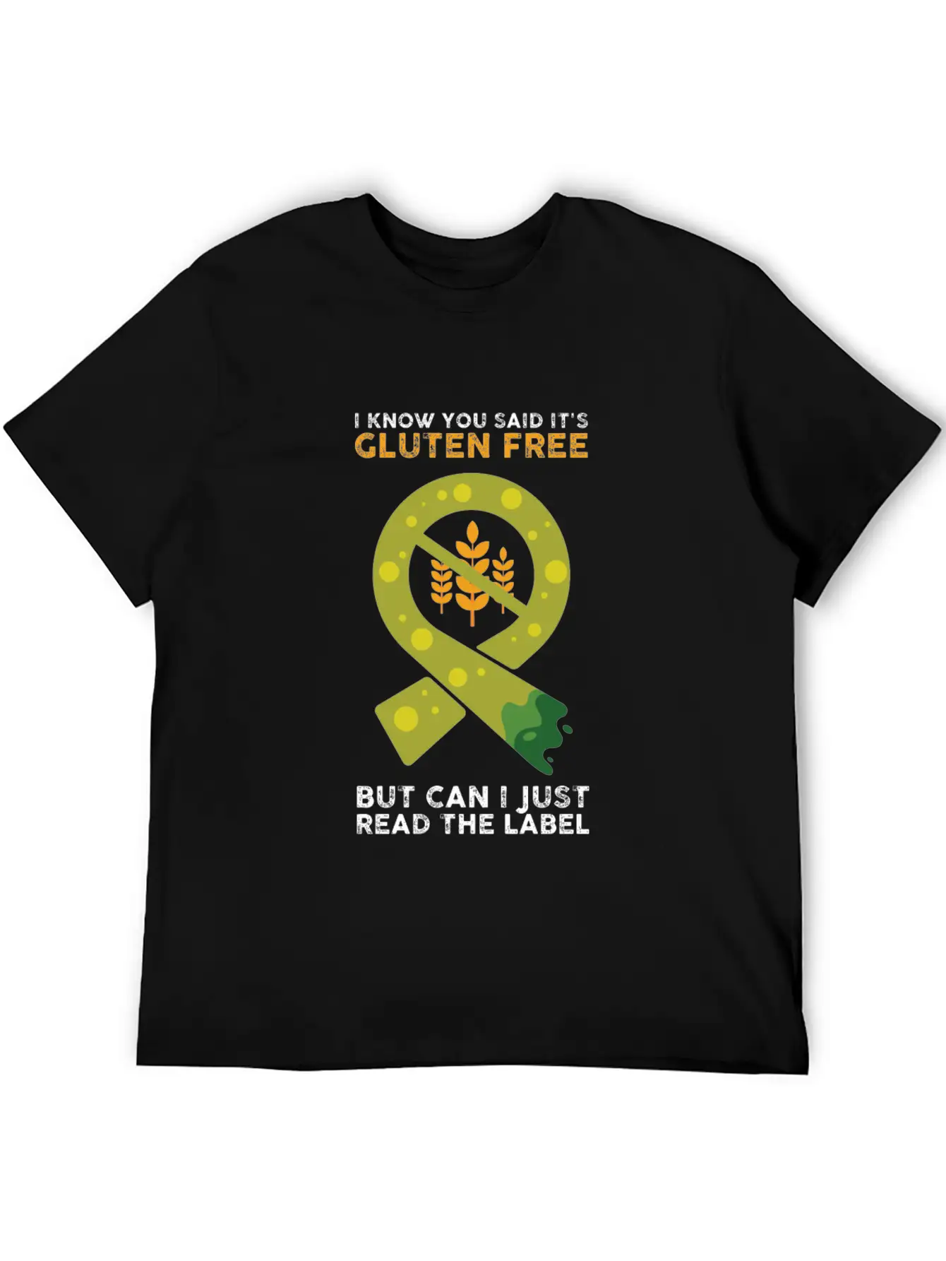 Celiac Awareness: It's Gluten Free T-Shirt Breathable Soft Cotton T-Shirt – Timeless Casual Look