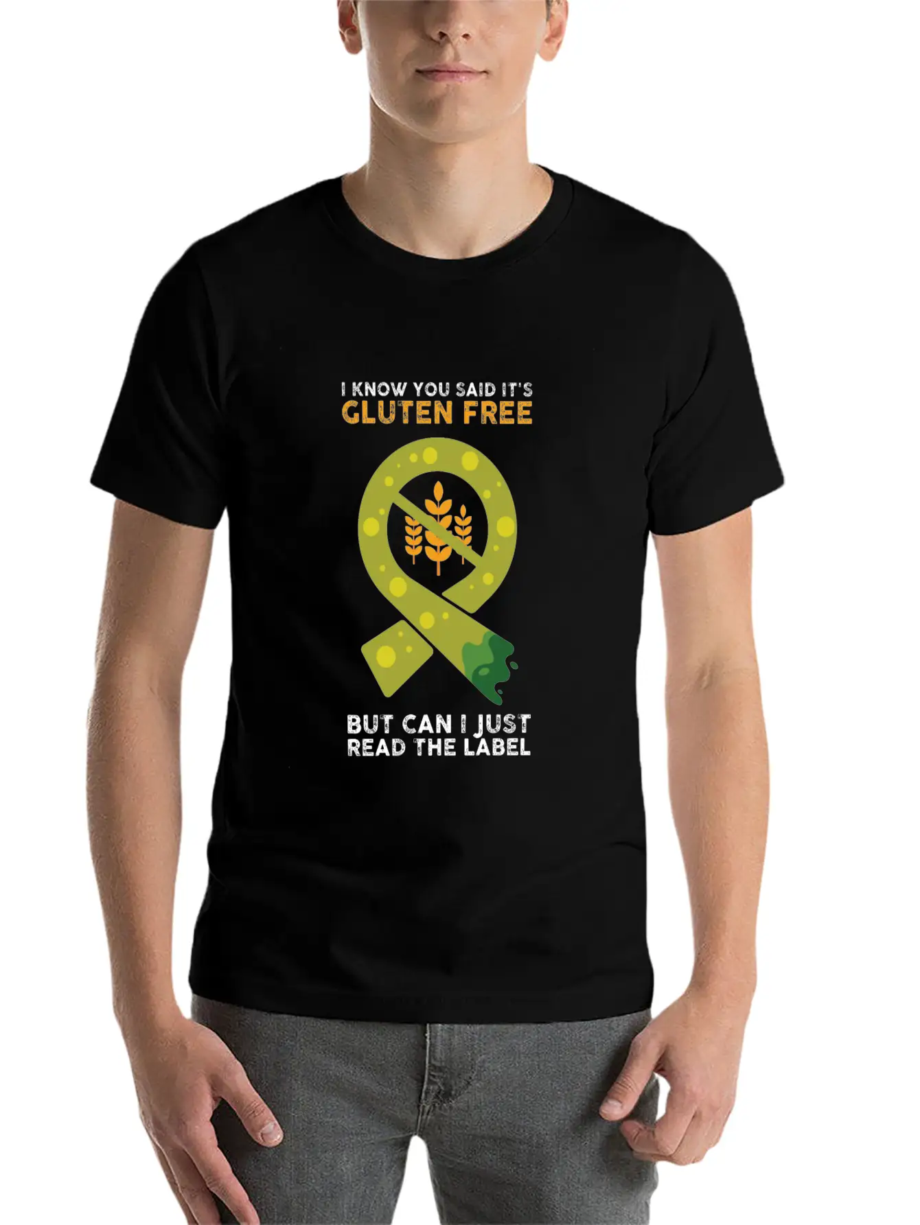 Celiac Awareness: It's Gluten Free T-Shirt Breathable Soft Cotton T-Shirt – Timeless Casual Look