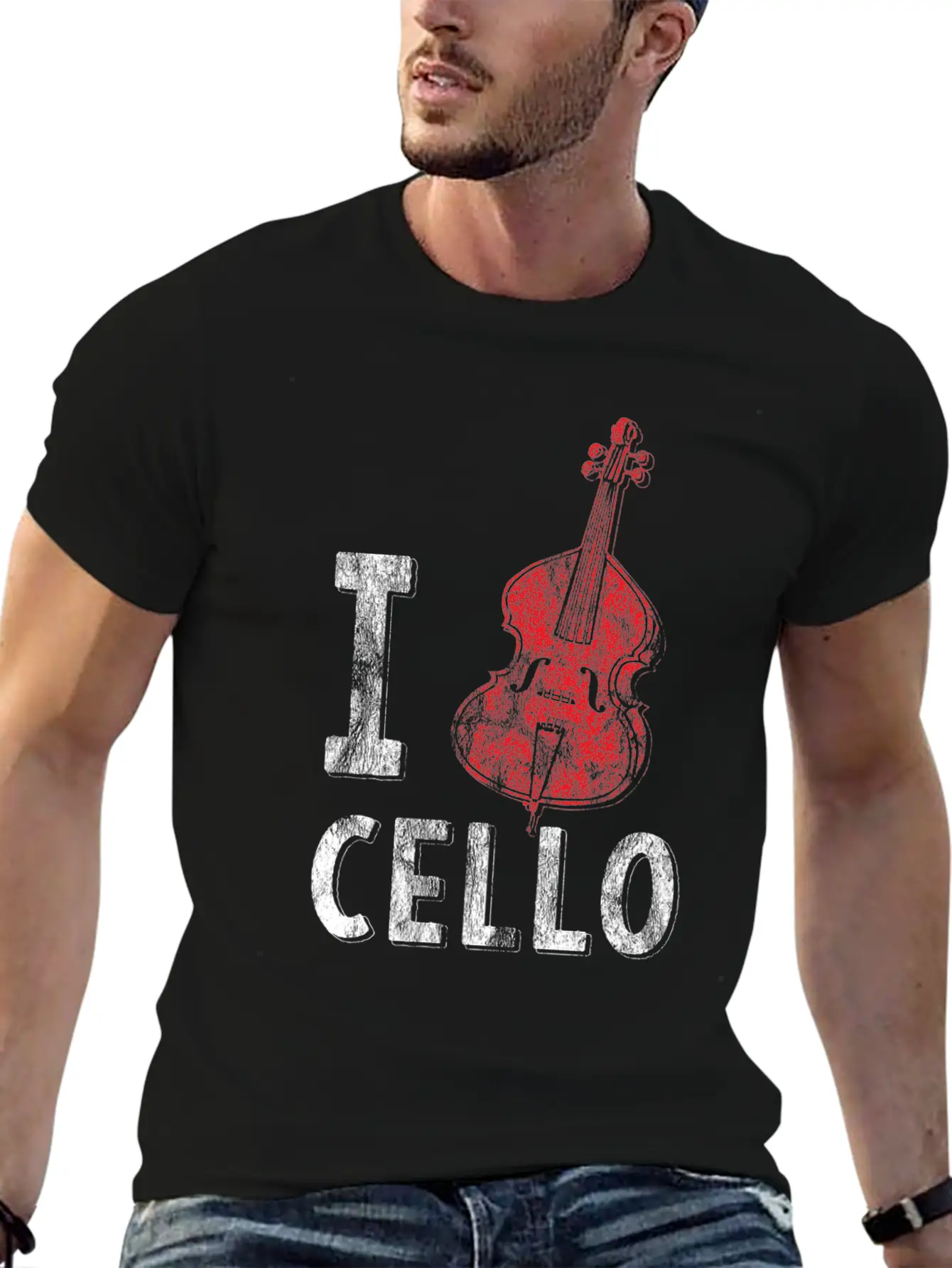 Cello Orchestra Violin Violinist Casual Graphic T-Shirt – Simple And Comfortable Daily Wear