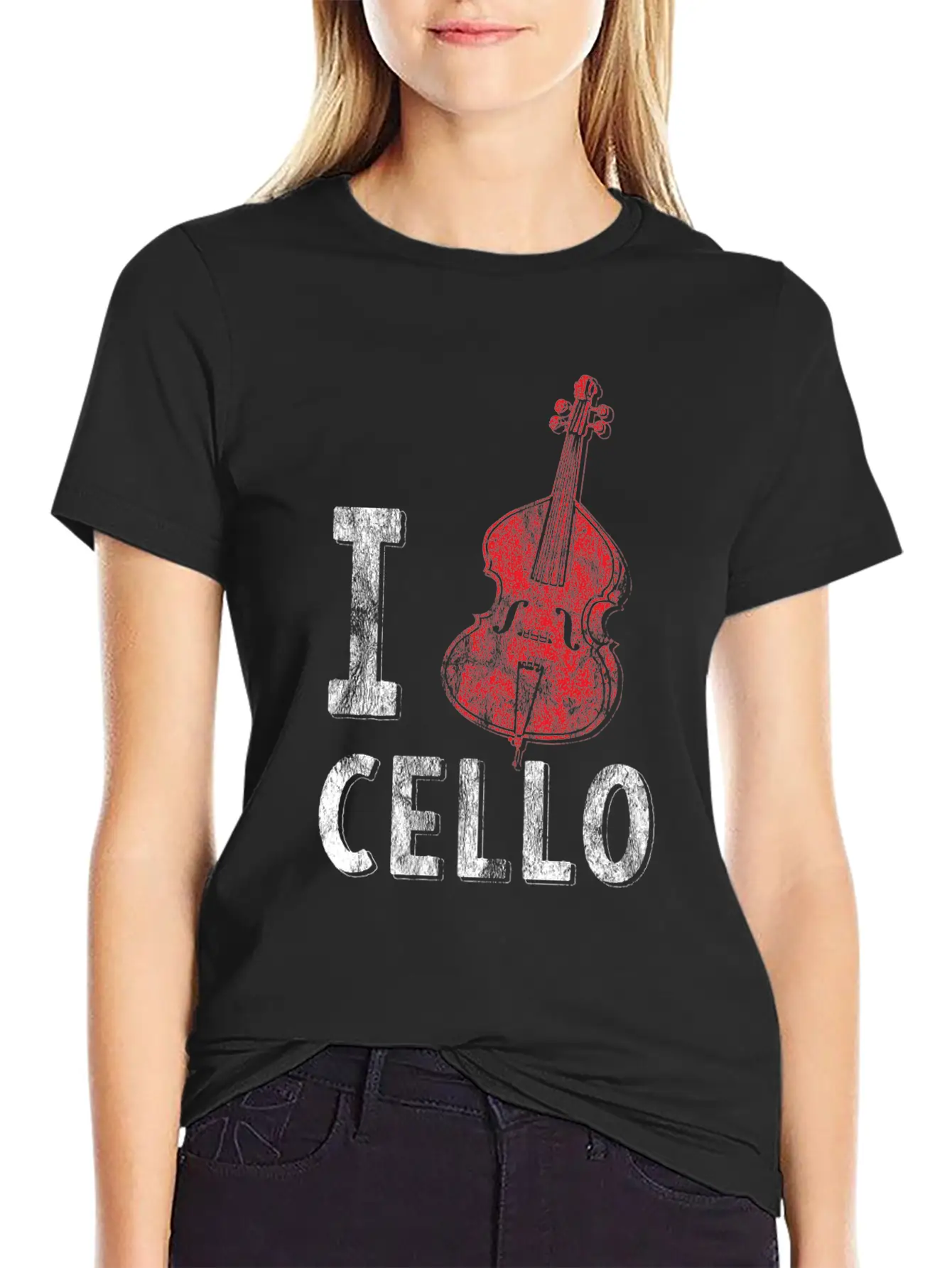 Cello Orchestra Violin Violinist Casual Graphic T-Shirt – Simple And Comfortable Daily Wear