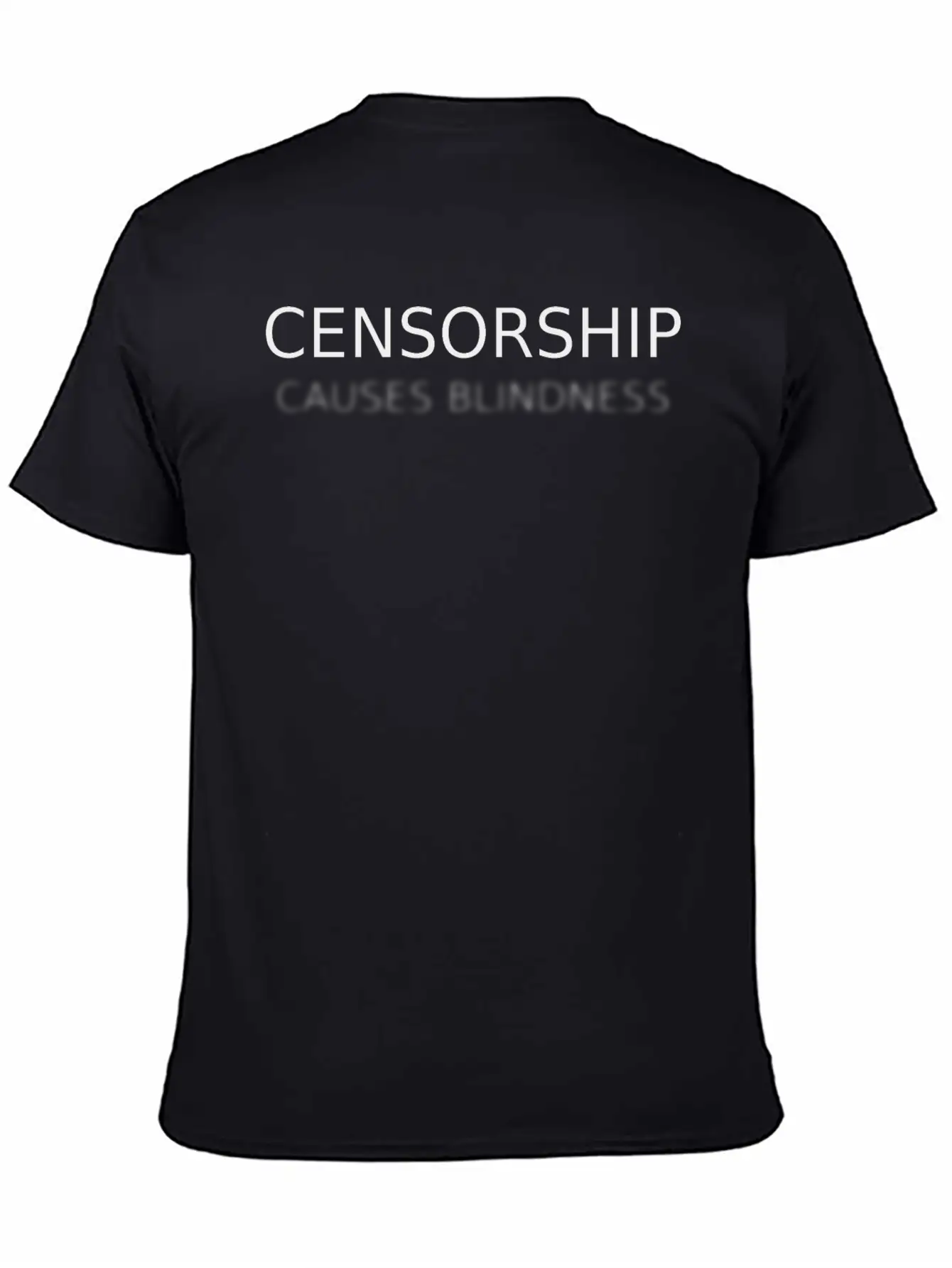 Censorship Causes Blindness Classic Fit Graphic Tee For Daily Comfort – Unisex Cotton Shirt
