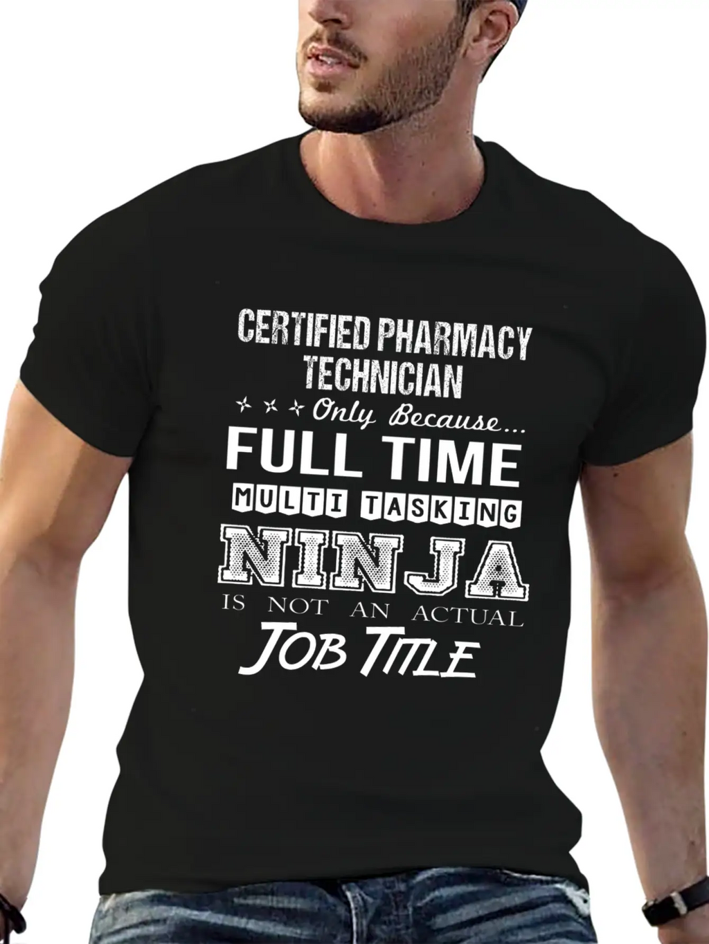 Certified Pharmacy Technician T Shirt - Multitaski Unisex Casual T-Shirt – Clean Design For Daily Comfort